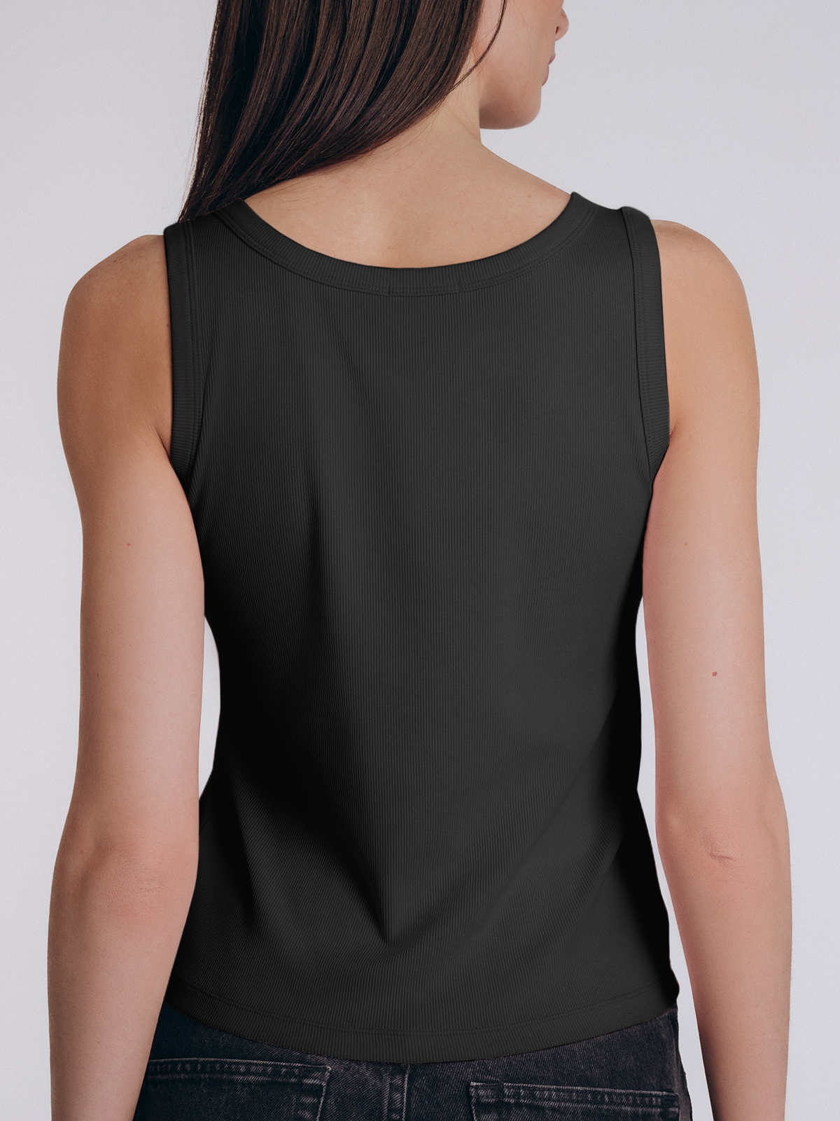 Женская черная базовая майка (Арт. 5104TDJ)