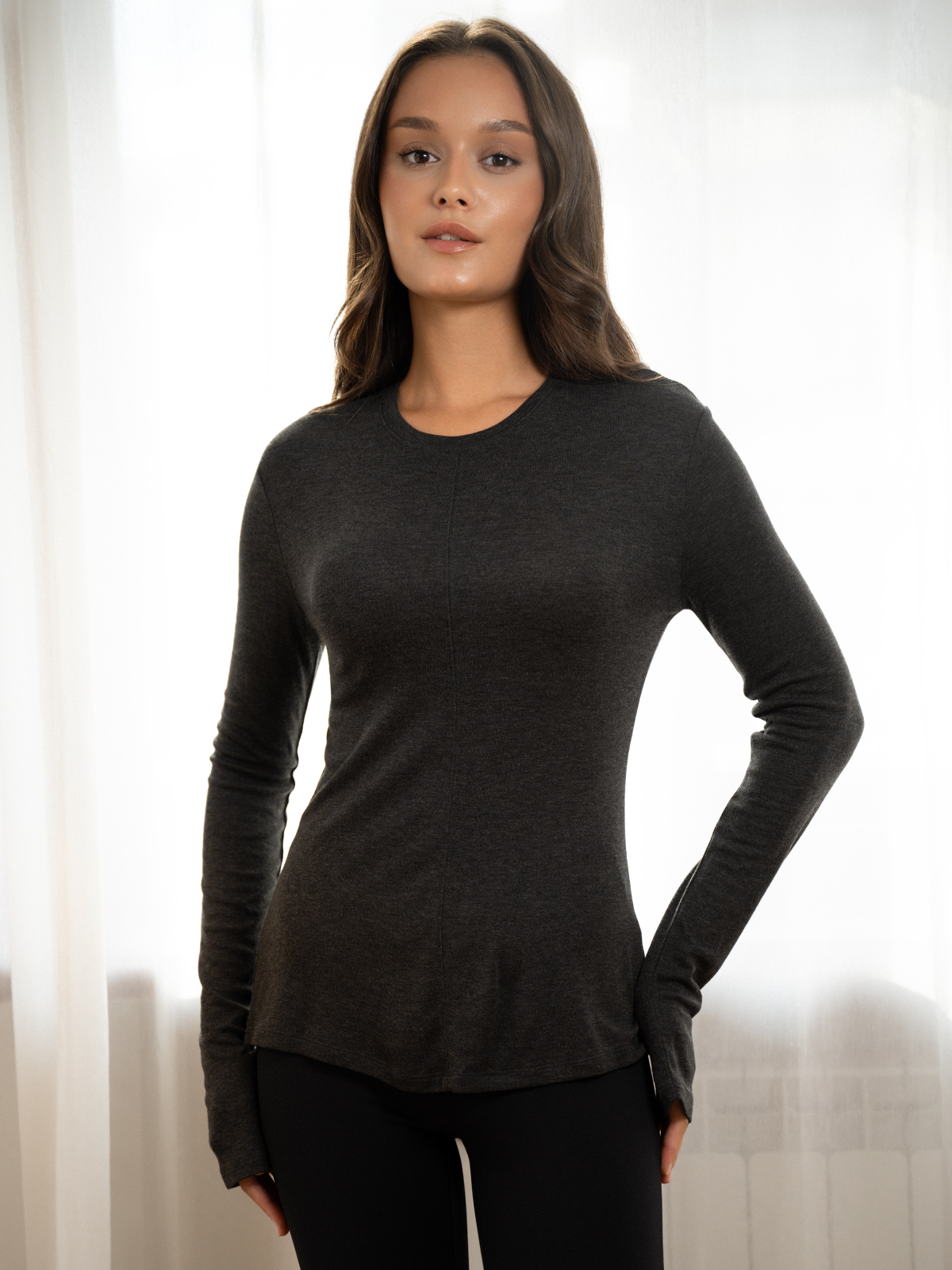 Женский лонгслив Indefini (Арт. 5225TDJ)