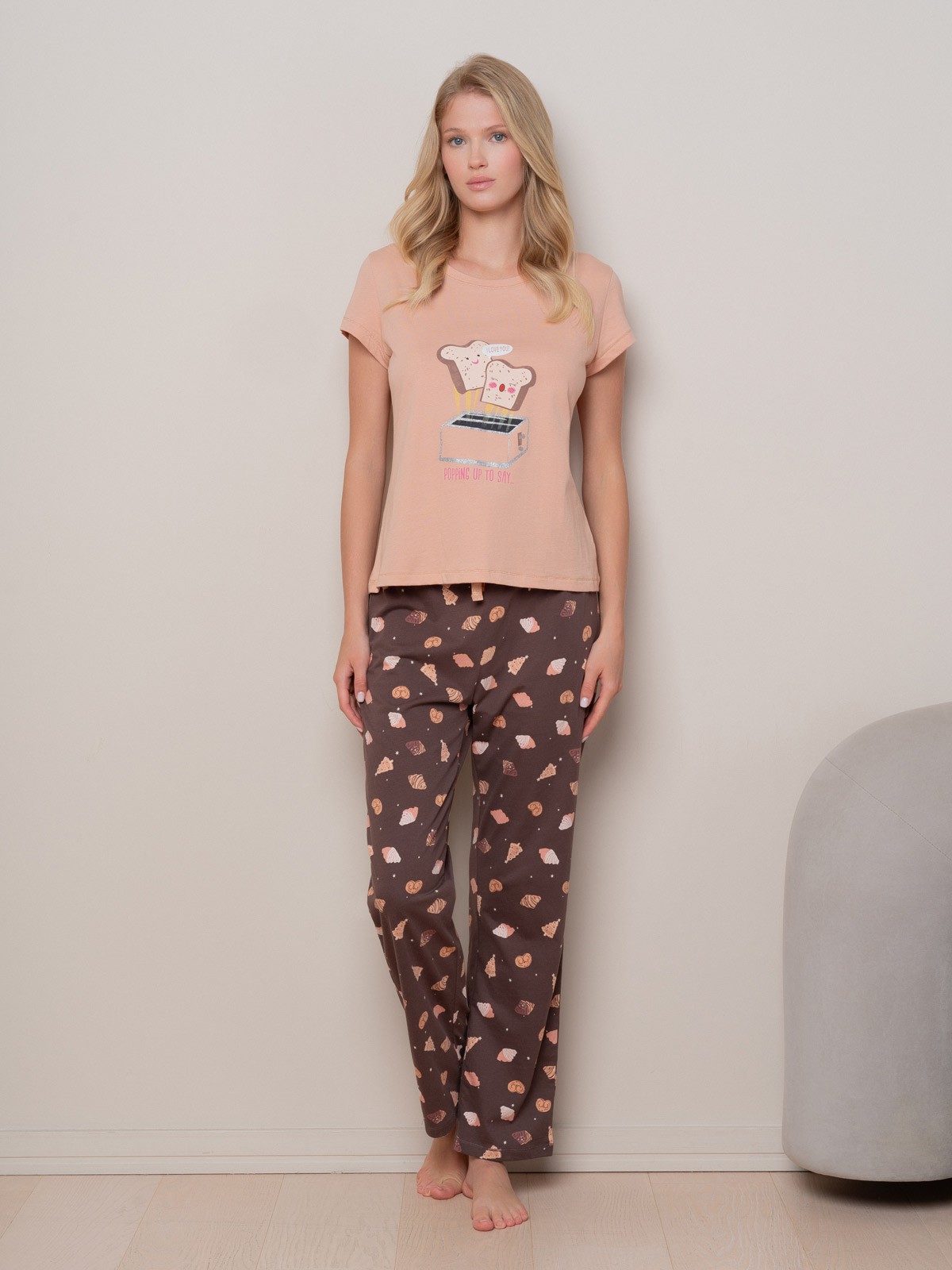 Домашняя пижама Indefini (Арт. 4254TBC)