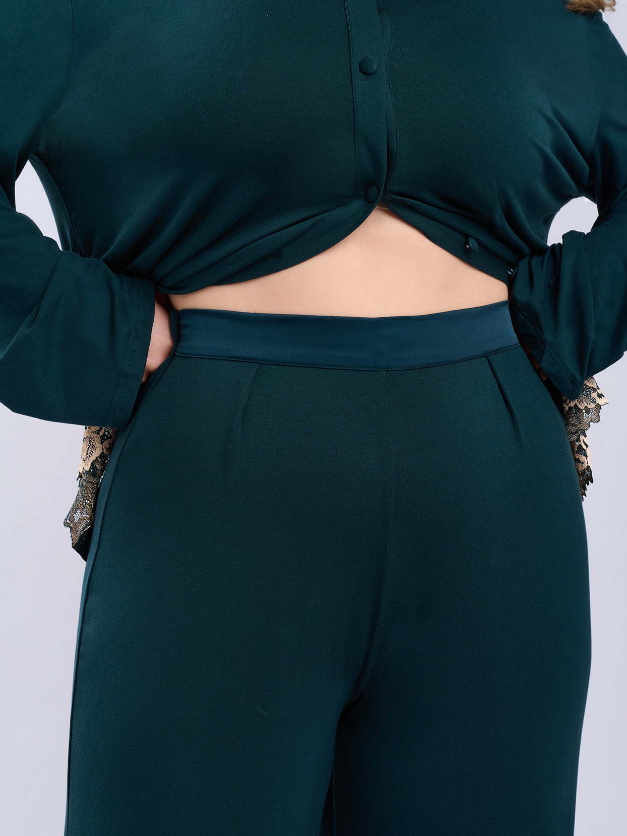 Женская пижама зеленая (Арт. 5116TCCA)