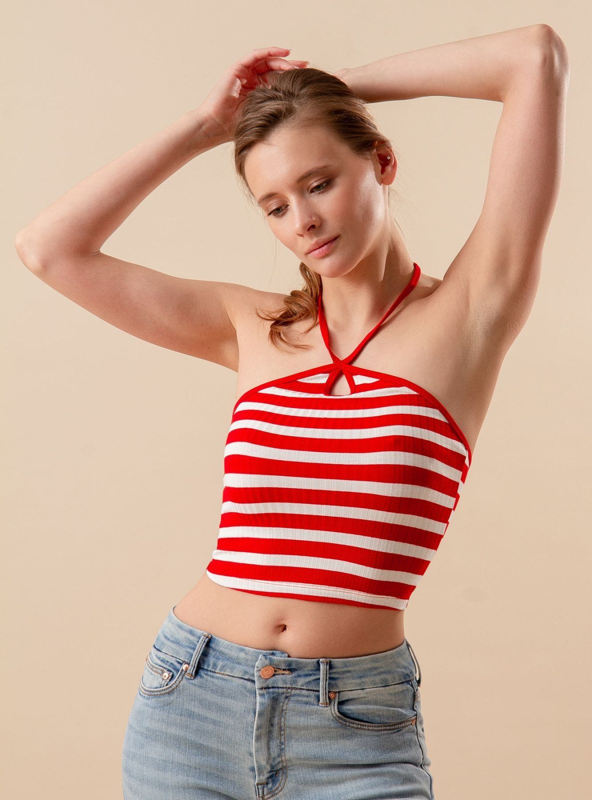 Женский топ Indefini (Арт. 3135TDJ)