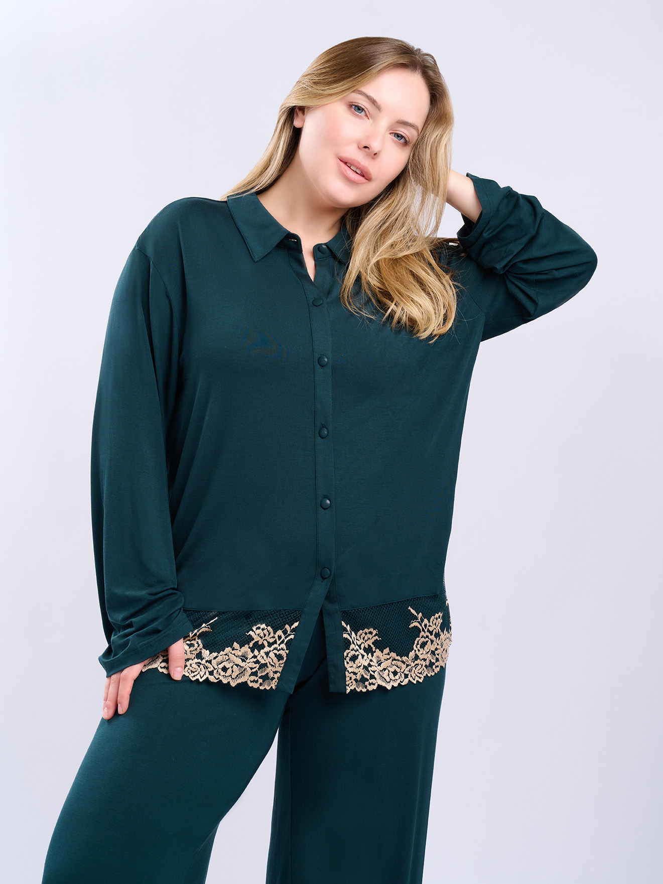 Женская пижама зеленая (Арт. 5116TCCA)