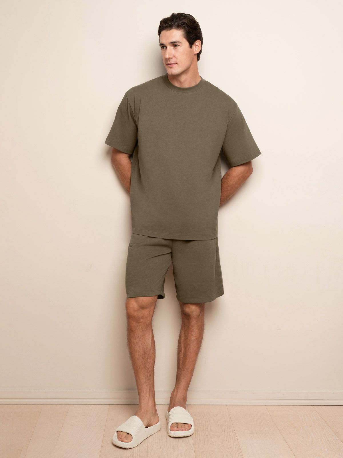 Мужские пижамные шорты Indefini (Арт.4022PDK)