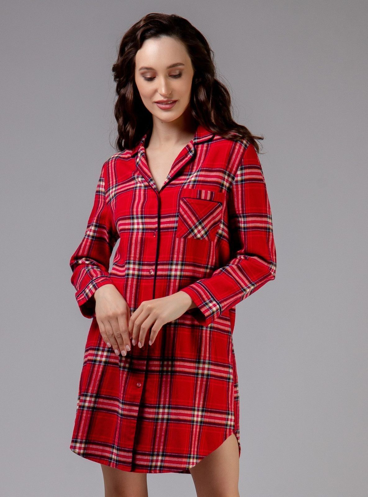 2286SCX Женская сорочка (ДЛ.рукав)