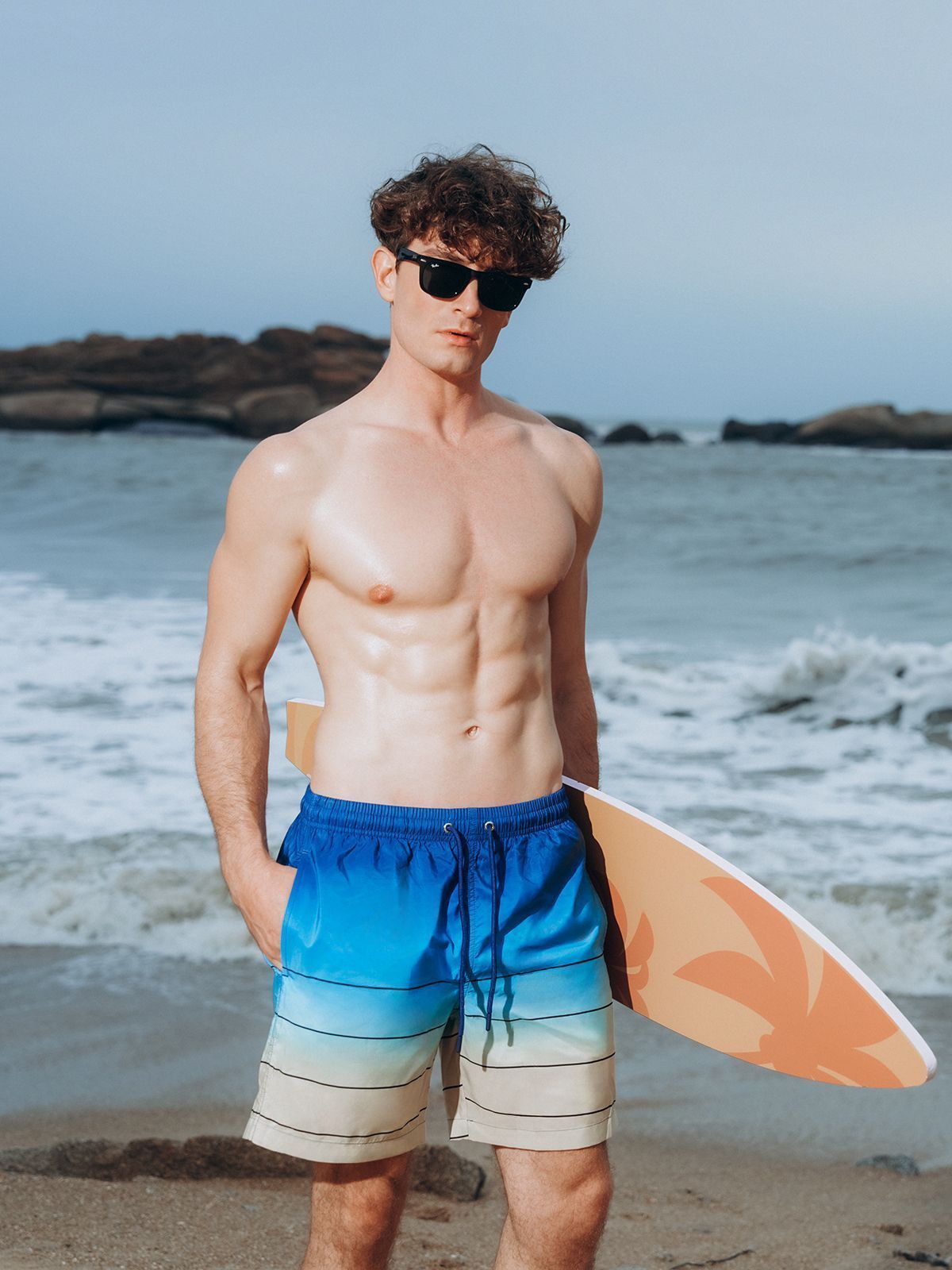 Пляжные шорты Indefini (Арт. 5043YMS)