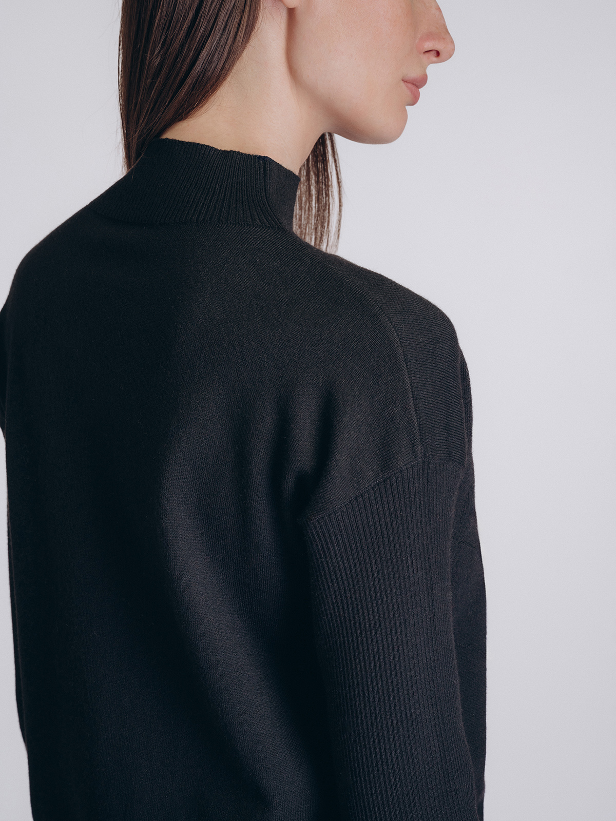 Женская кофта чёрного цвета (Арт. 5222TCC)