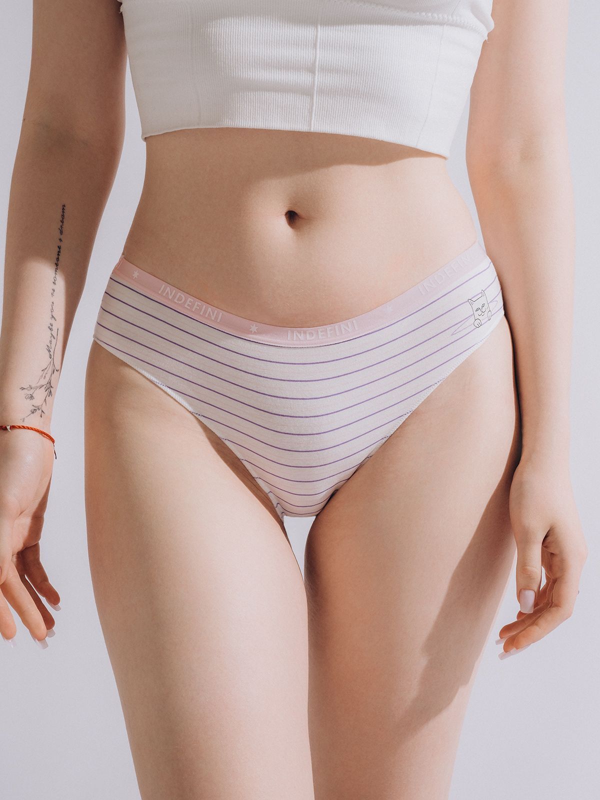Женские трусы слипы Indefini (Арт.3333LUF)