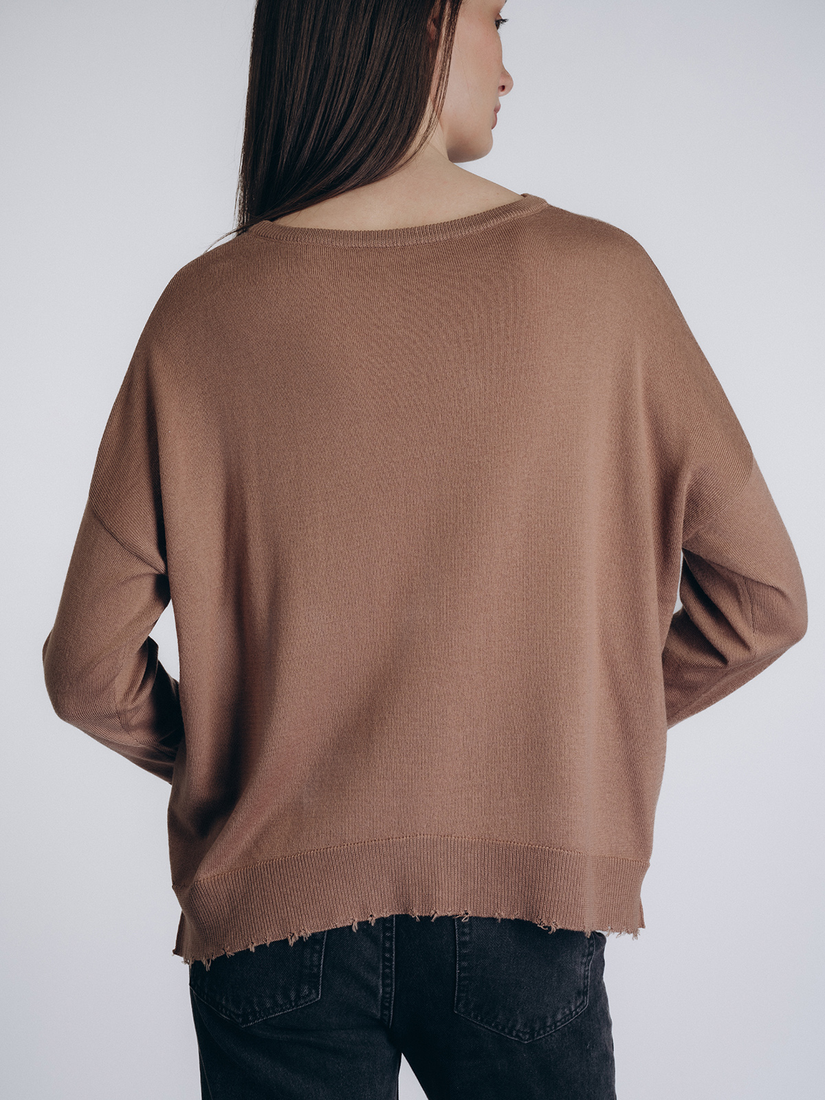 Женская кофта бежевого цвета (Арт. 5218TCC)