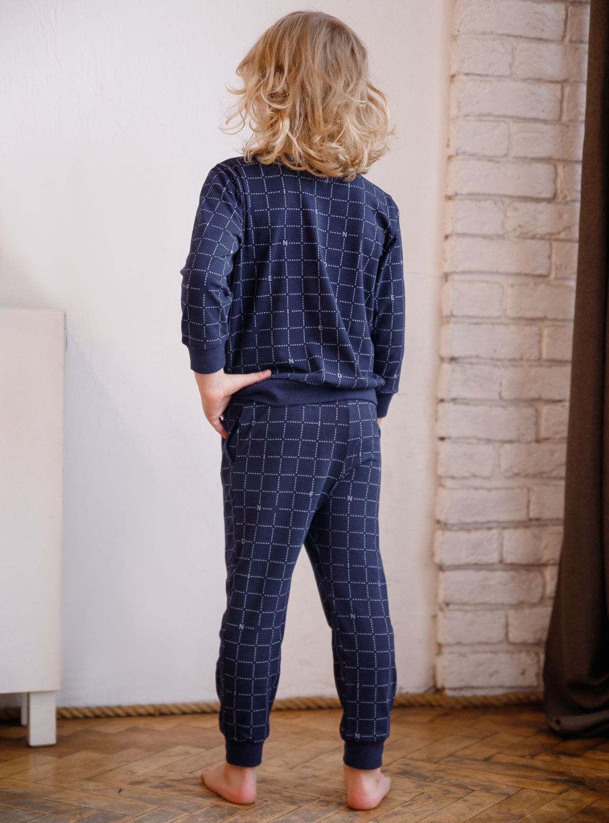 Детская пижама для мальчиков Indefini (Арт. 3045BTC)