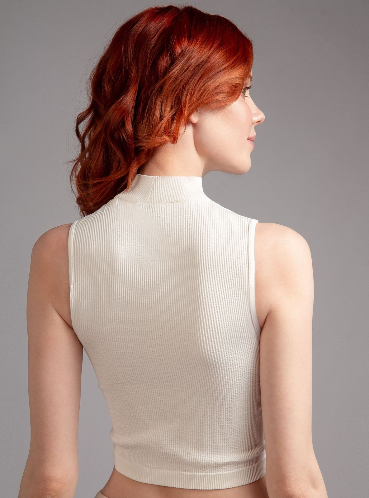 Женский топ с горлом Indefini (Арт. 3126TDJ)