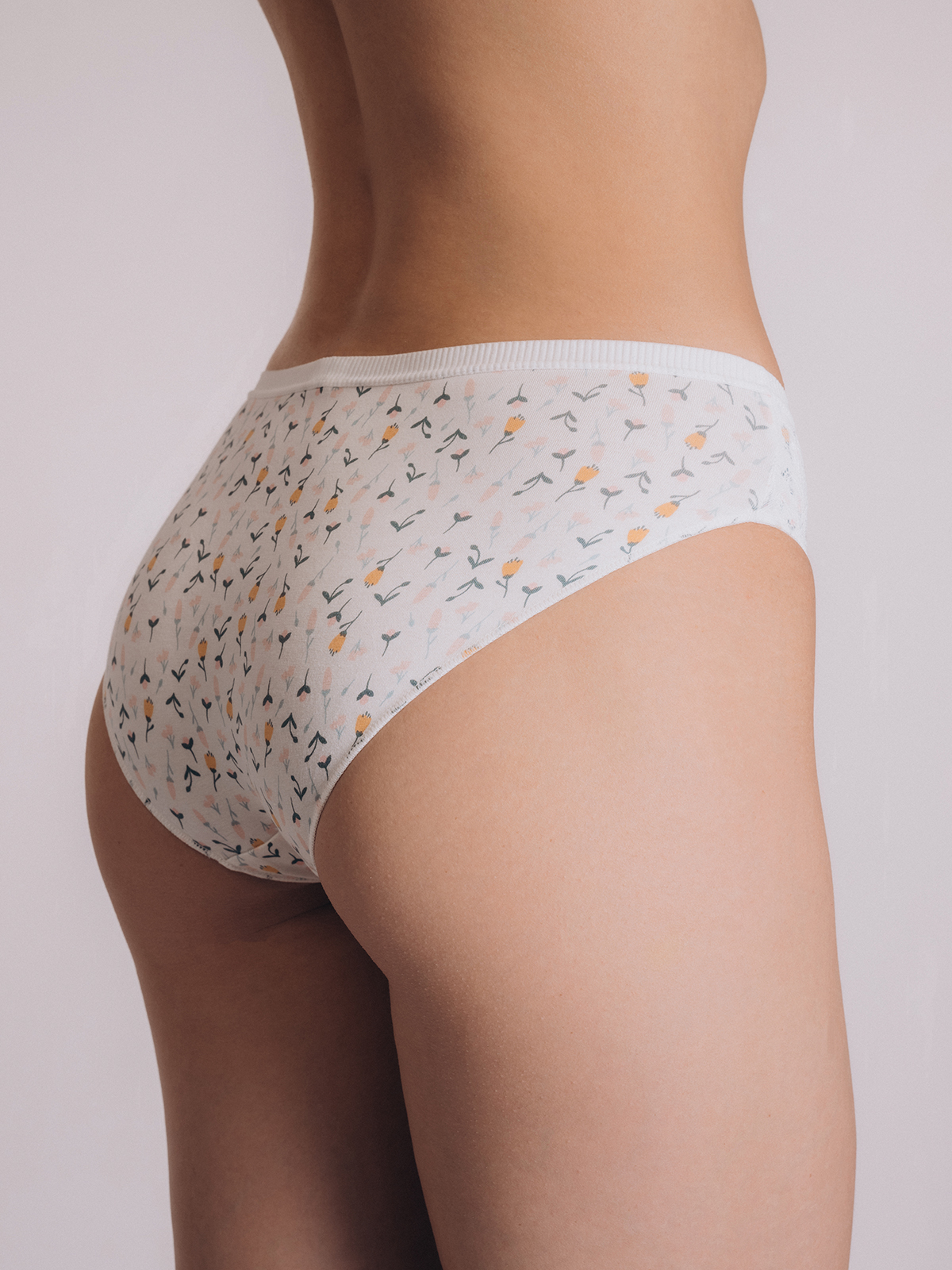 Женские трусы слипы с цветочным узором (Арт. 3344LUS)