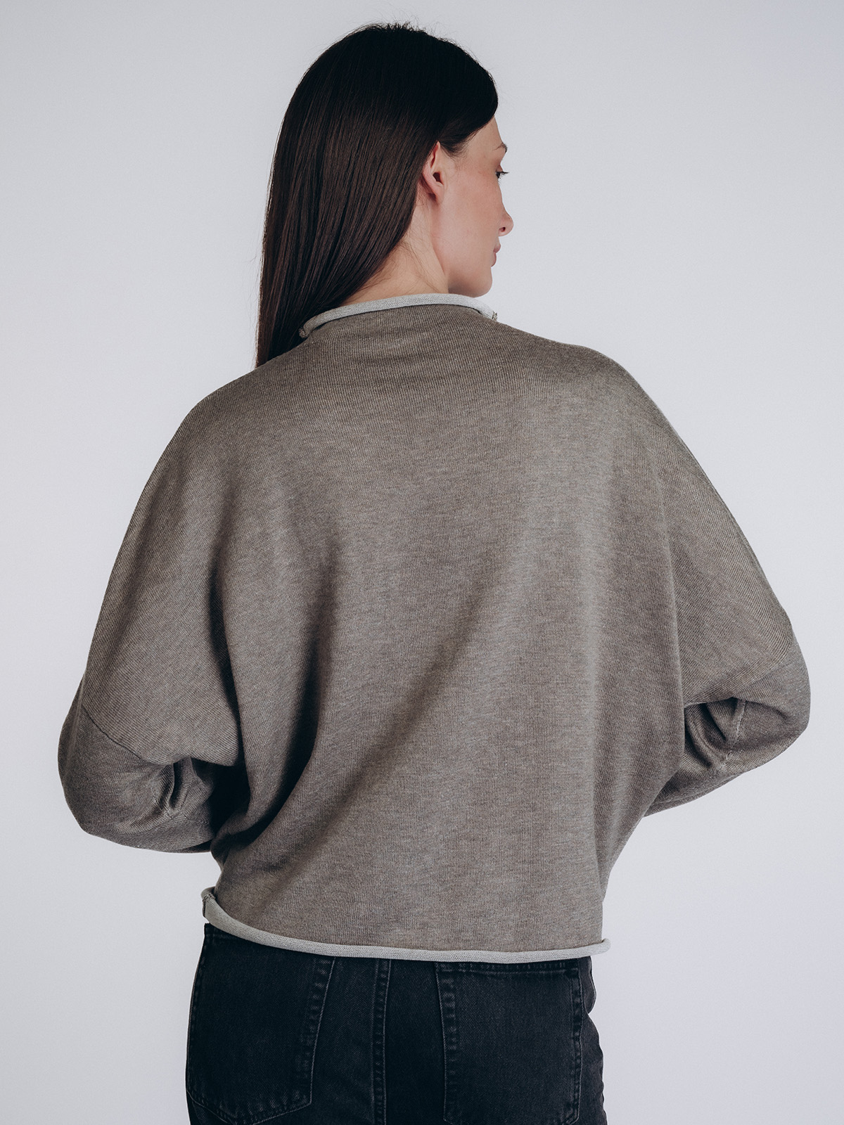 Женская кофта цвета хаки (Арт. 5214TCC)