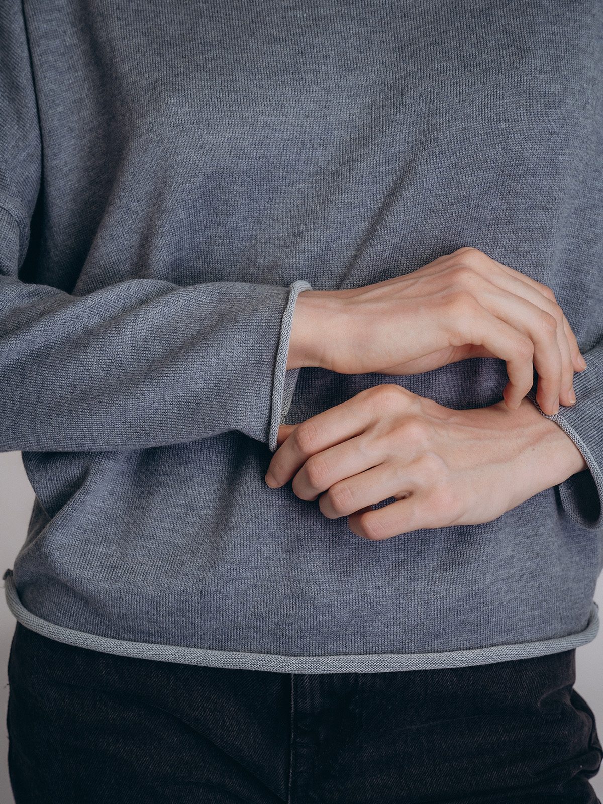 Женская кофта тёмно-серого цвета (Арт. 5215TCC)