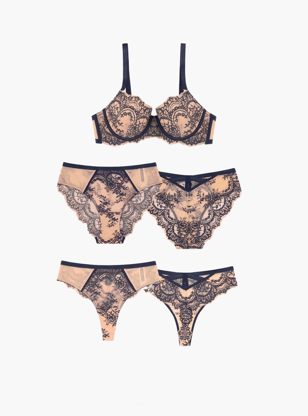 Комплект нижнего белья Indefini (318000-2065WXY)