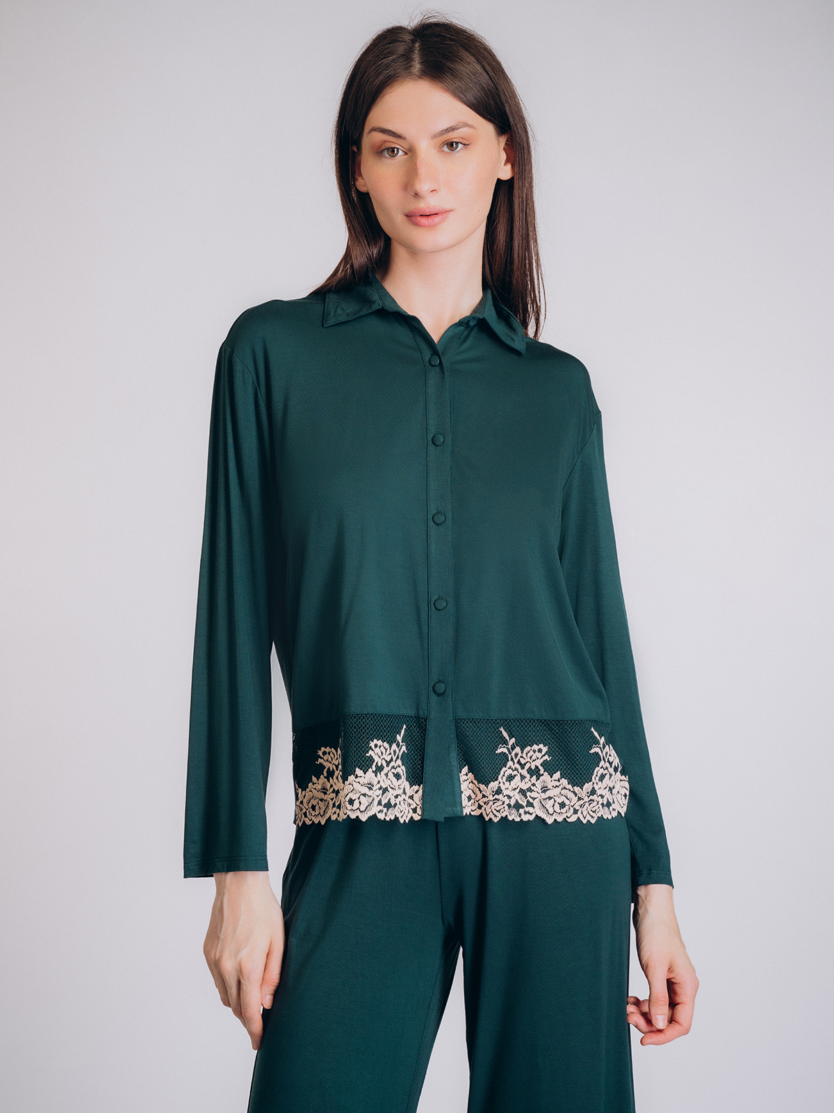 Женская пижама зеленая (Арт. 5116TCCA)