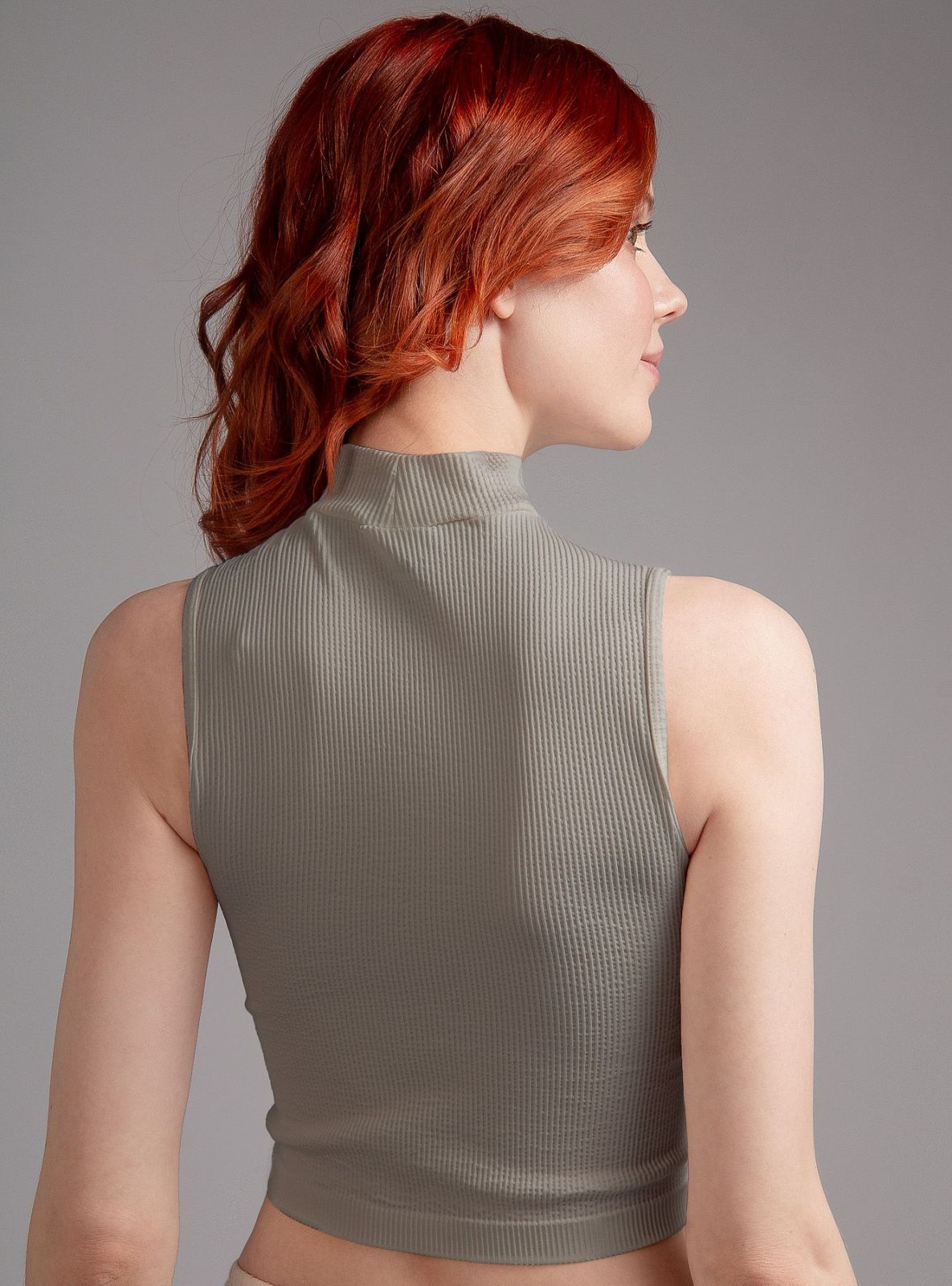 Женский топ с горлом Indefini (Арт. 3204TDJ)