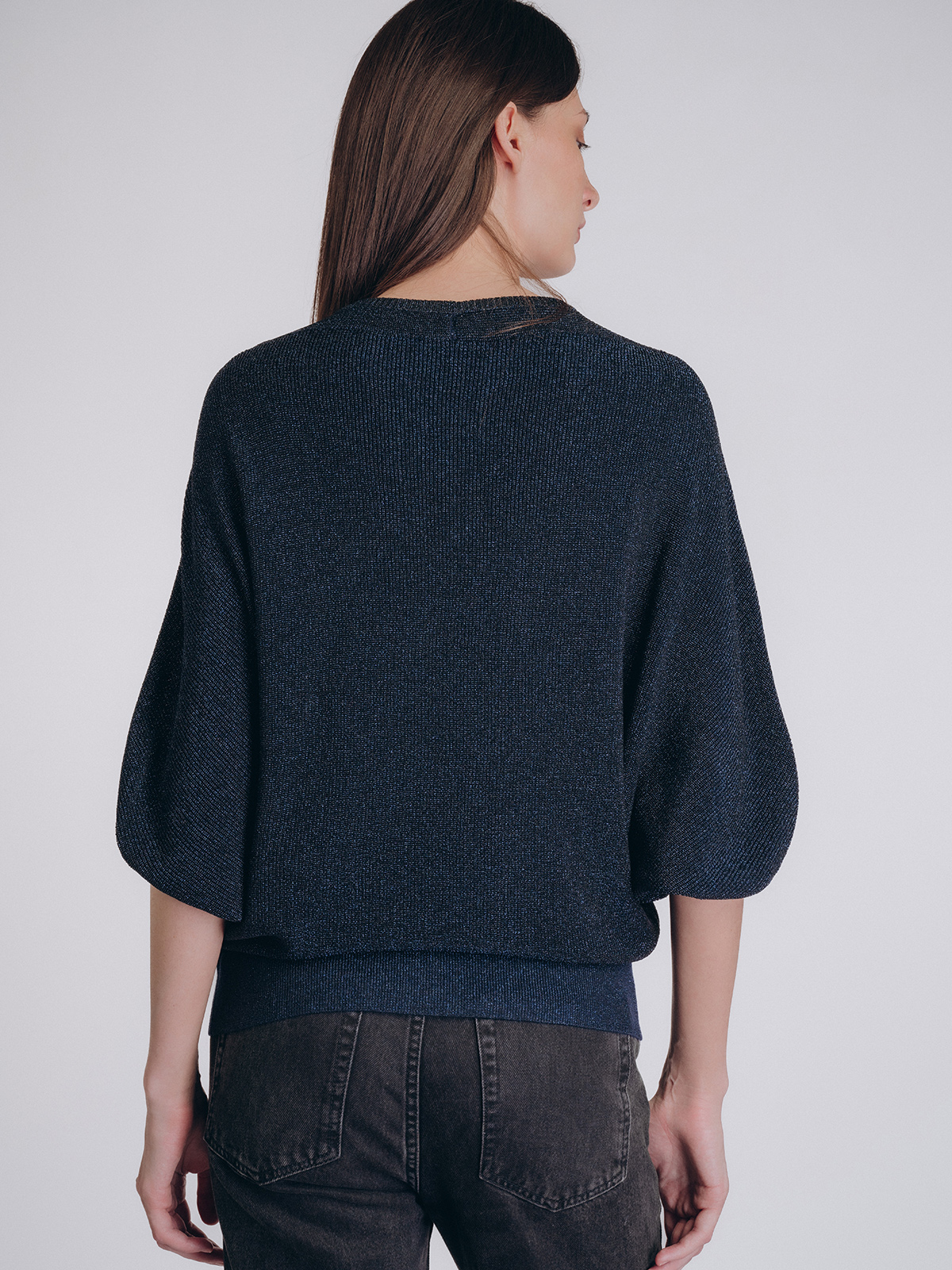 Женская кофта тёмно-синего цвета (Арт. 5224TBC)