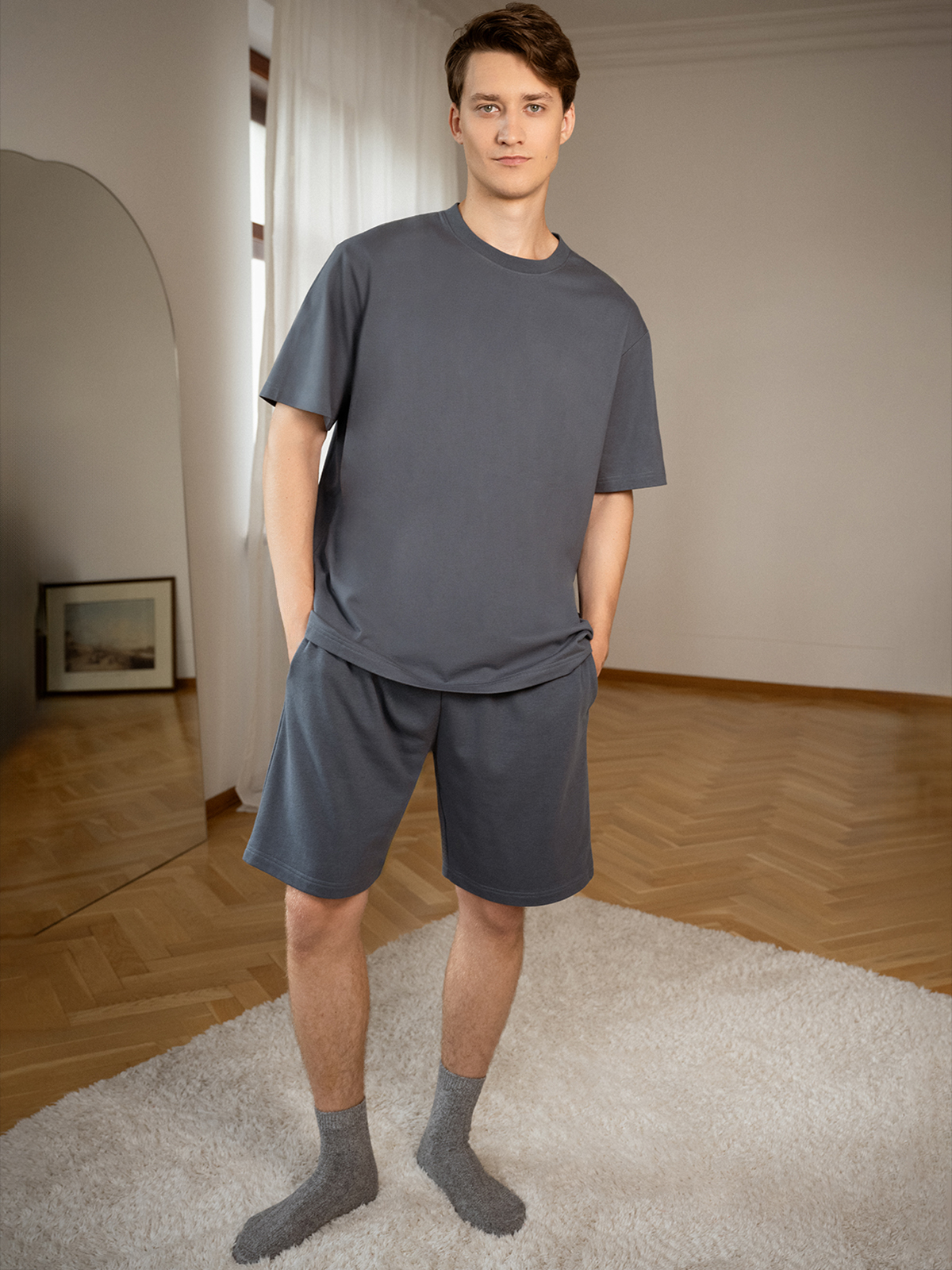 Мужская пижама серая (арт. 5016PBZ)