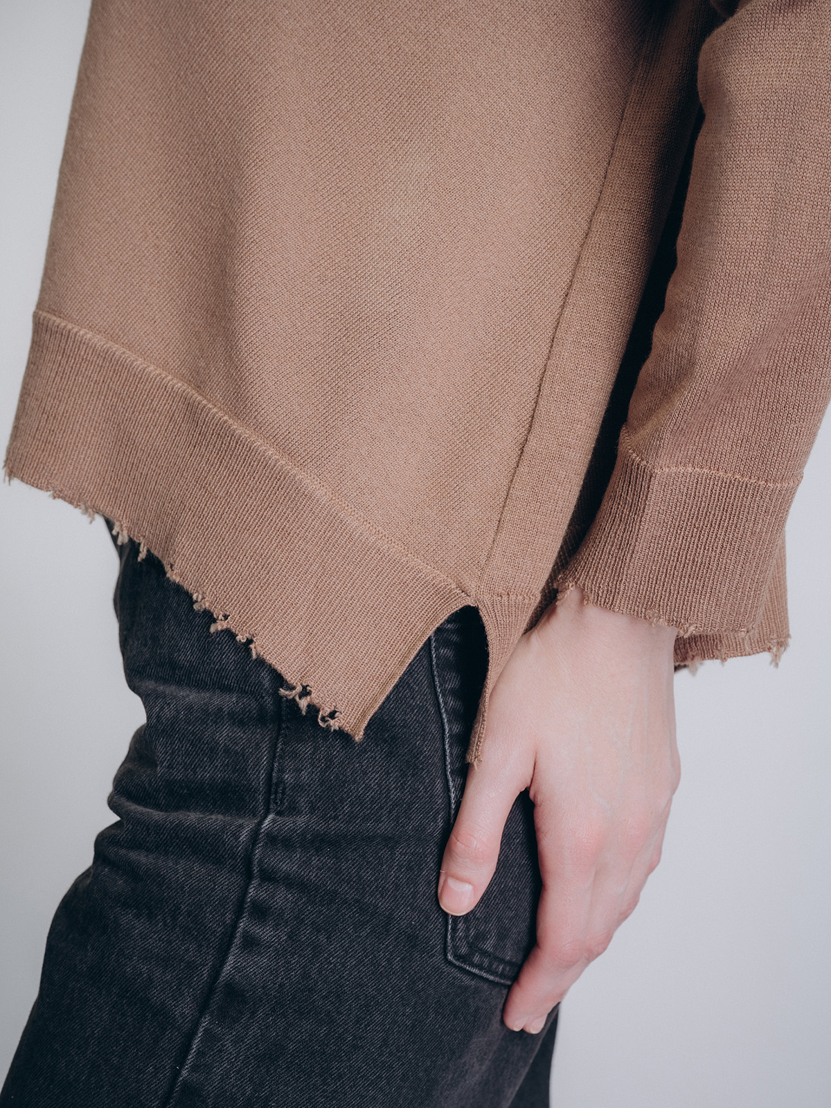 Женская кофта бежевого цвета (Арт. 5218TCC)