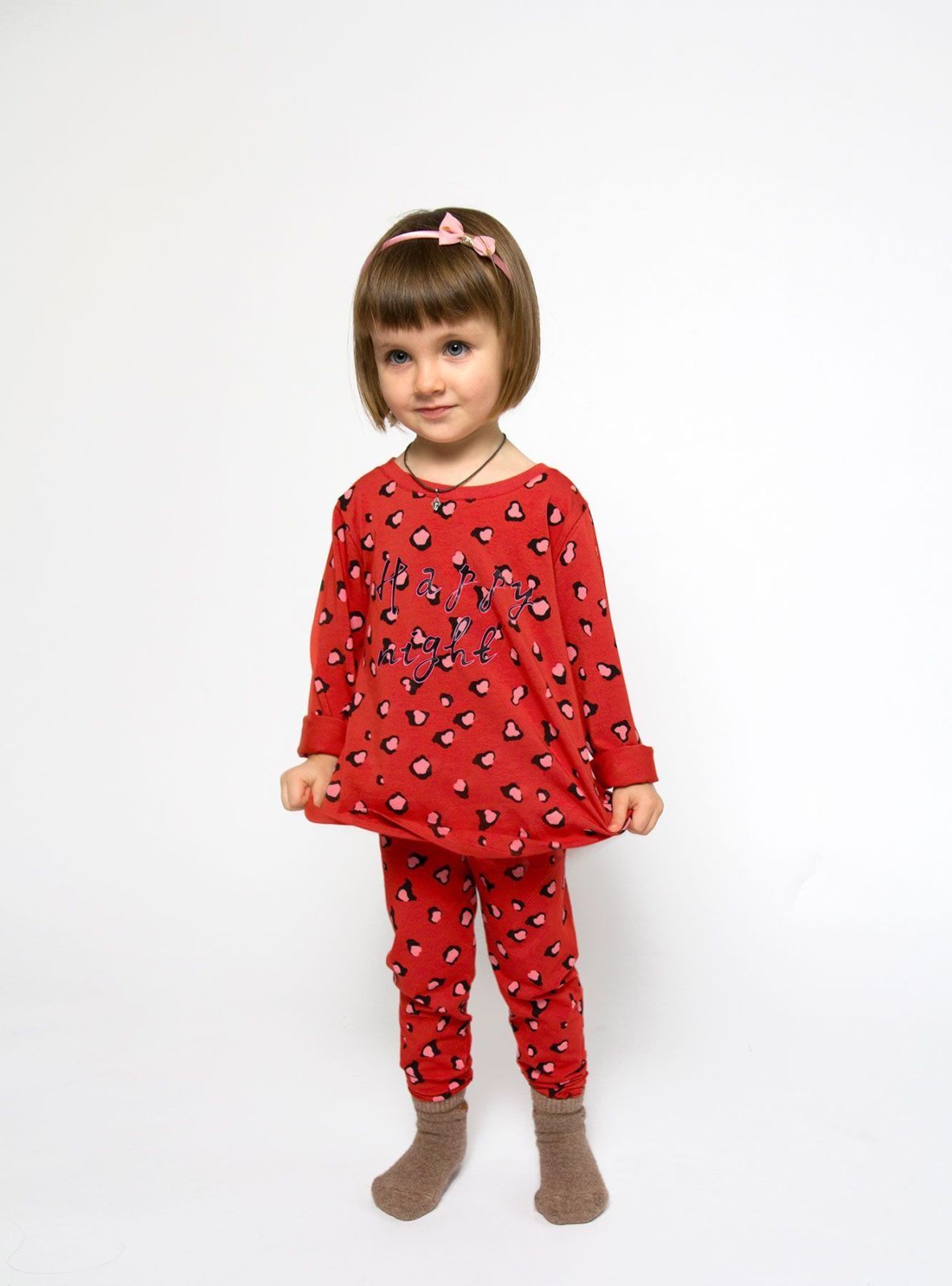 Пижама для девочек Indefini (Арт.964000-1006GTC)