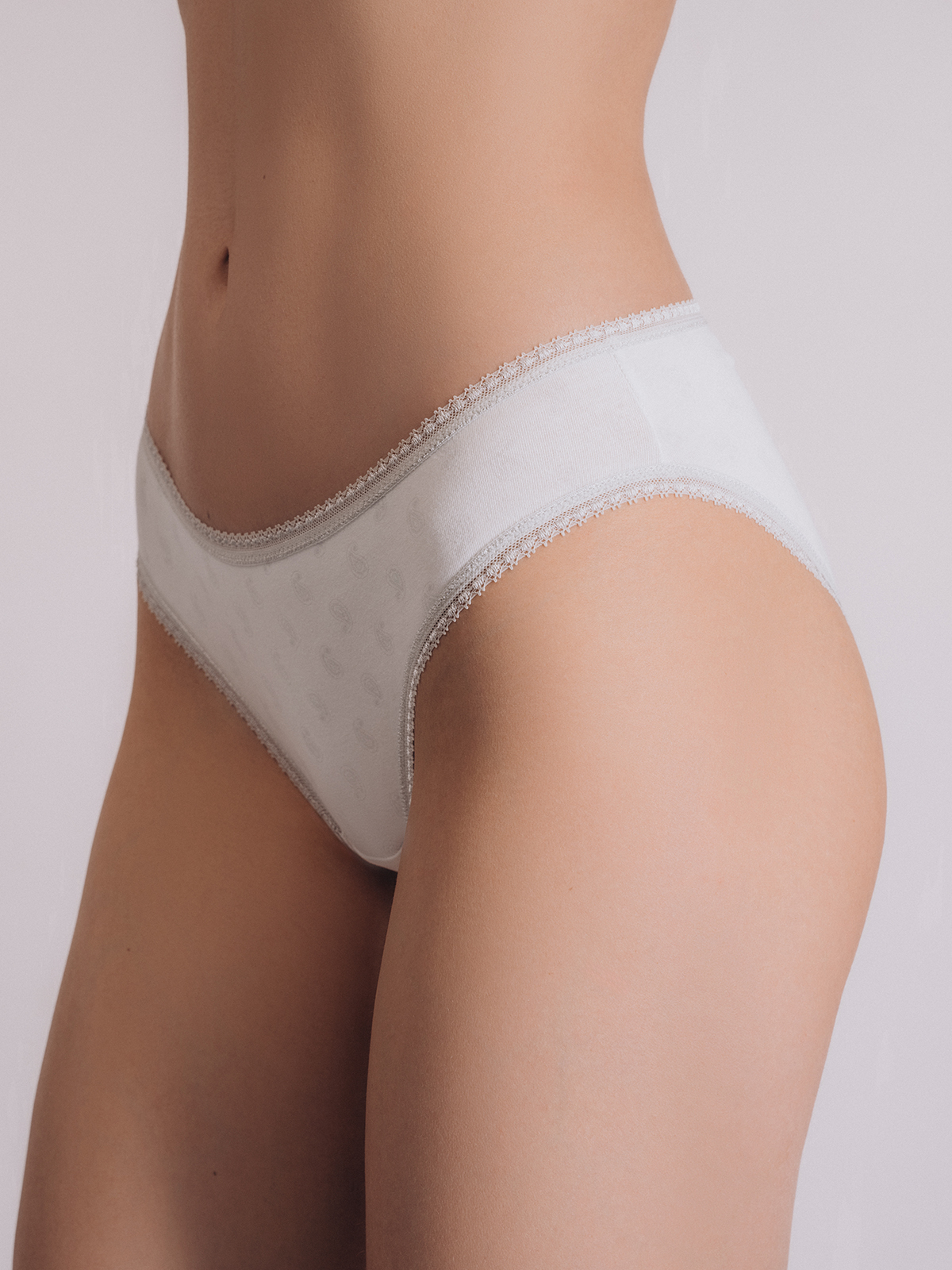 Белые женские хлопковые трусы (Арт. 3522LUB)