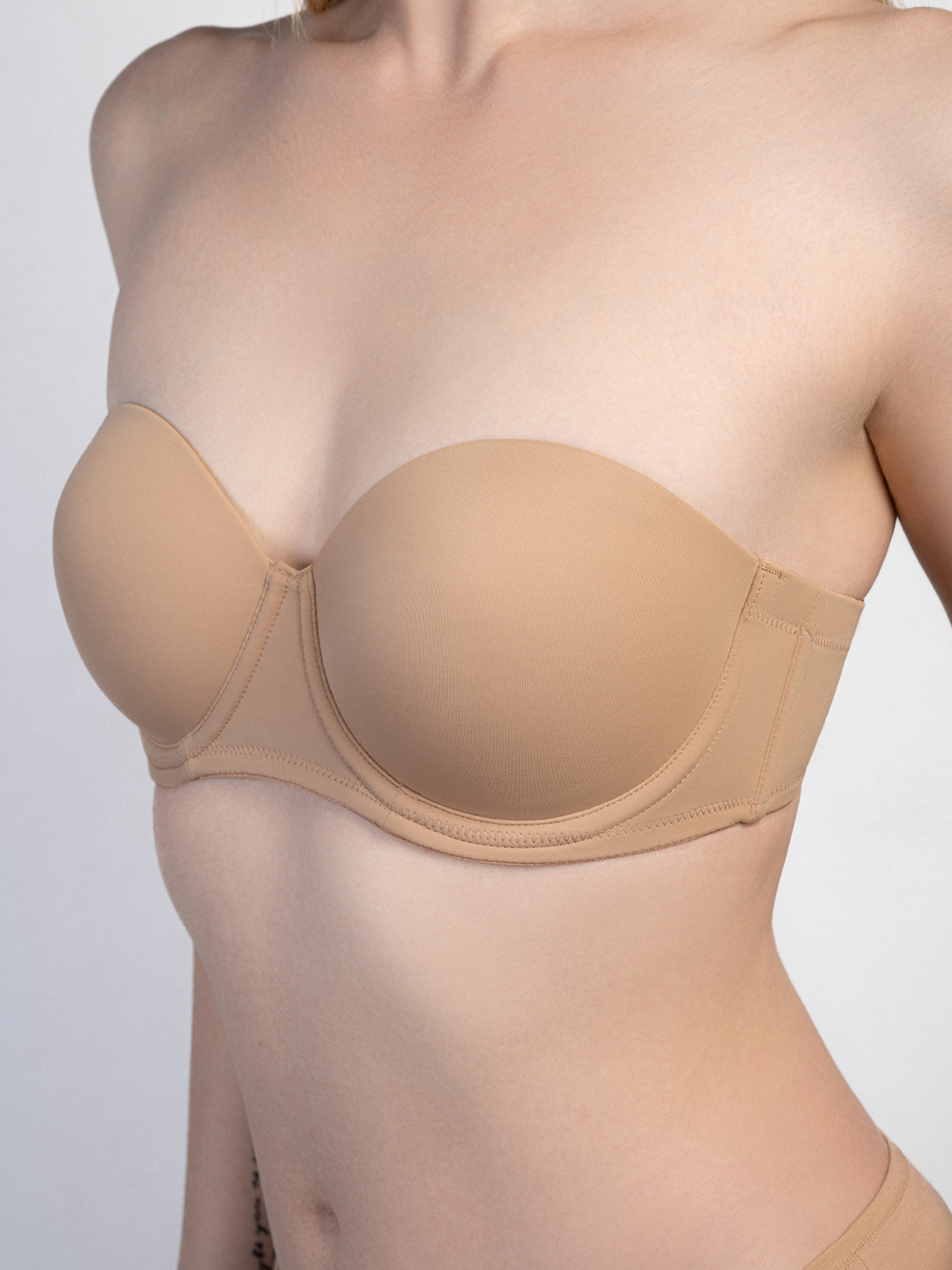 Бюстгальтер бежевый Indefini (Арт. 5048WXY)