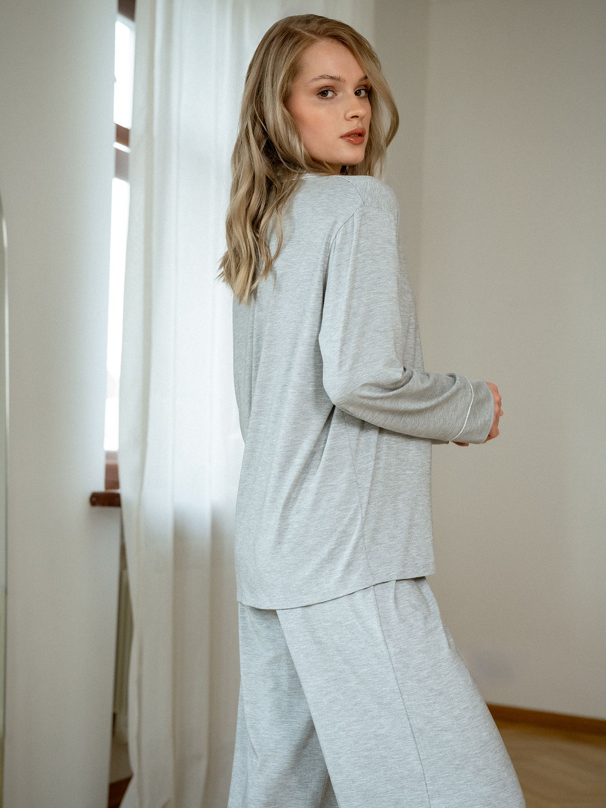 Женская пижама серая (Арт. 5135TCCA)