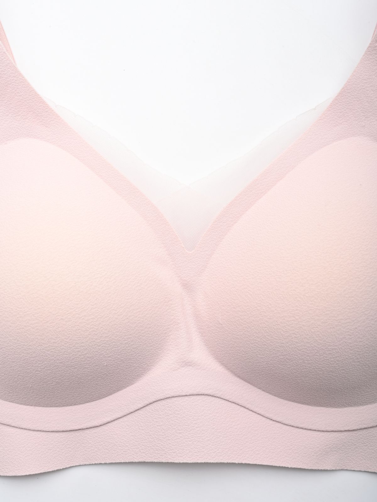 Бесшовный бюстгальтер PLUS-SIZE (Арт. 5193WXY), качество - Полиамид, цвет Розовый