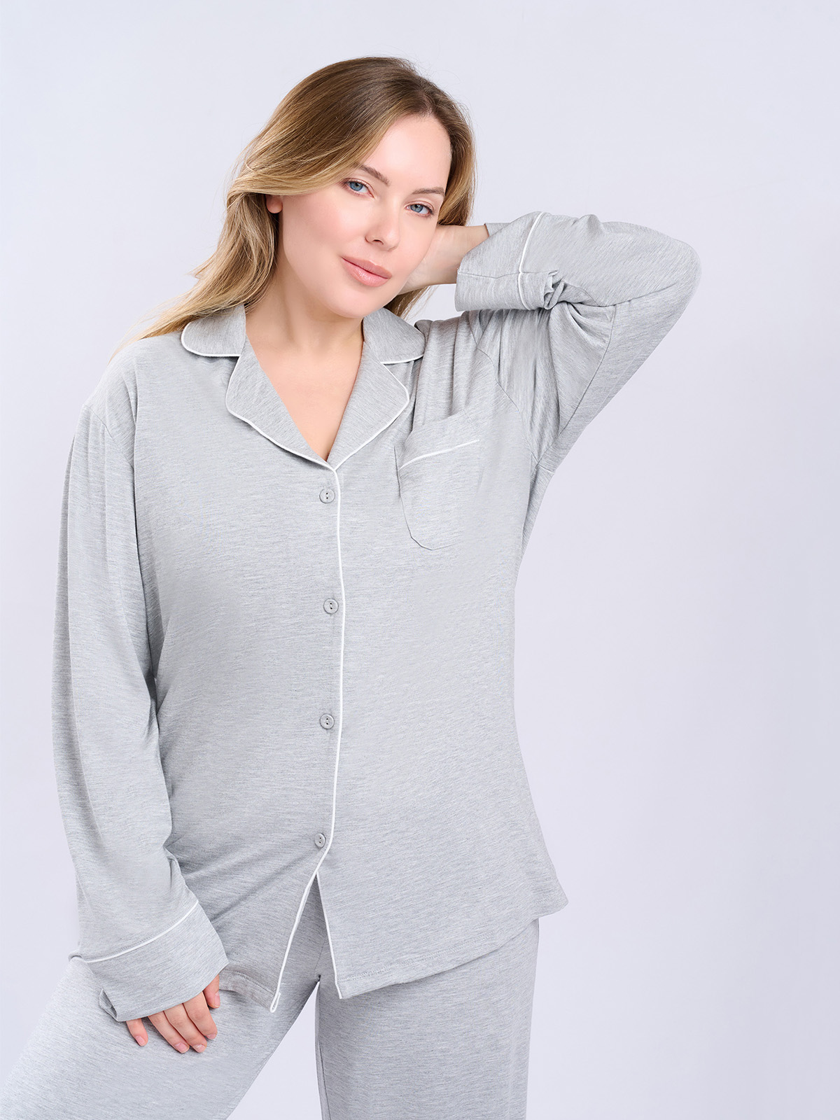 Женская пижама серая (Арт. 5135TCCA)