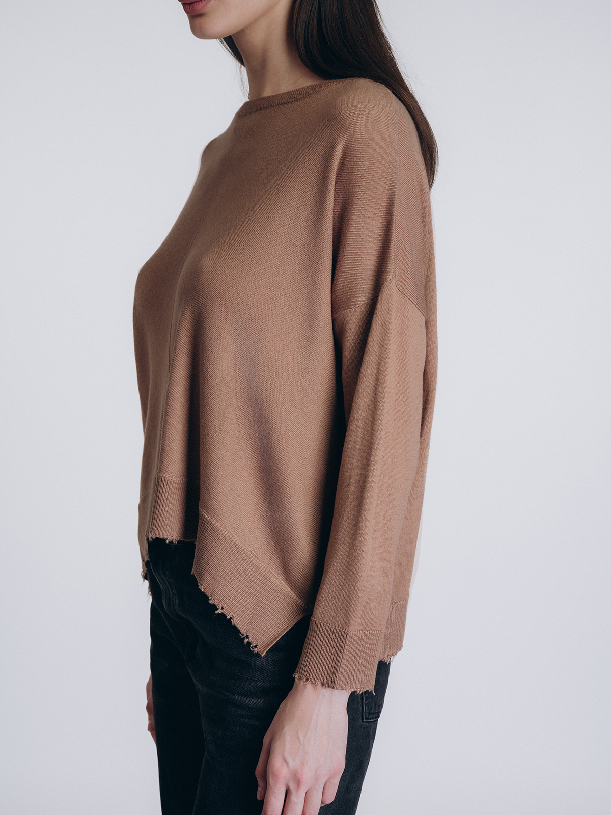 Женская кофта бежевого цвета (Арт. 5218TCC)