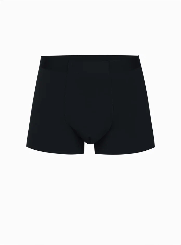 Бесшовные мужские трусы боксеры Indefini черные (Арт. 5090MUG)