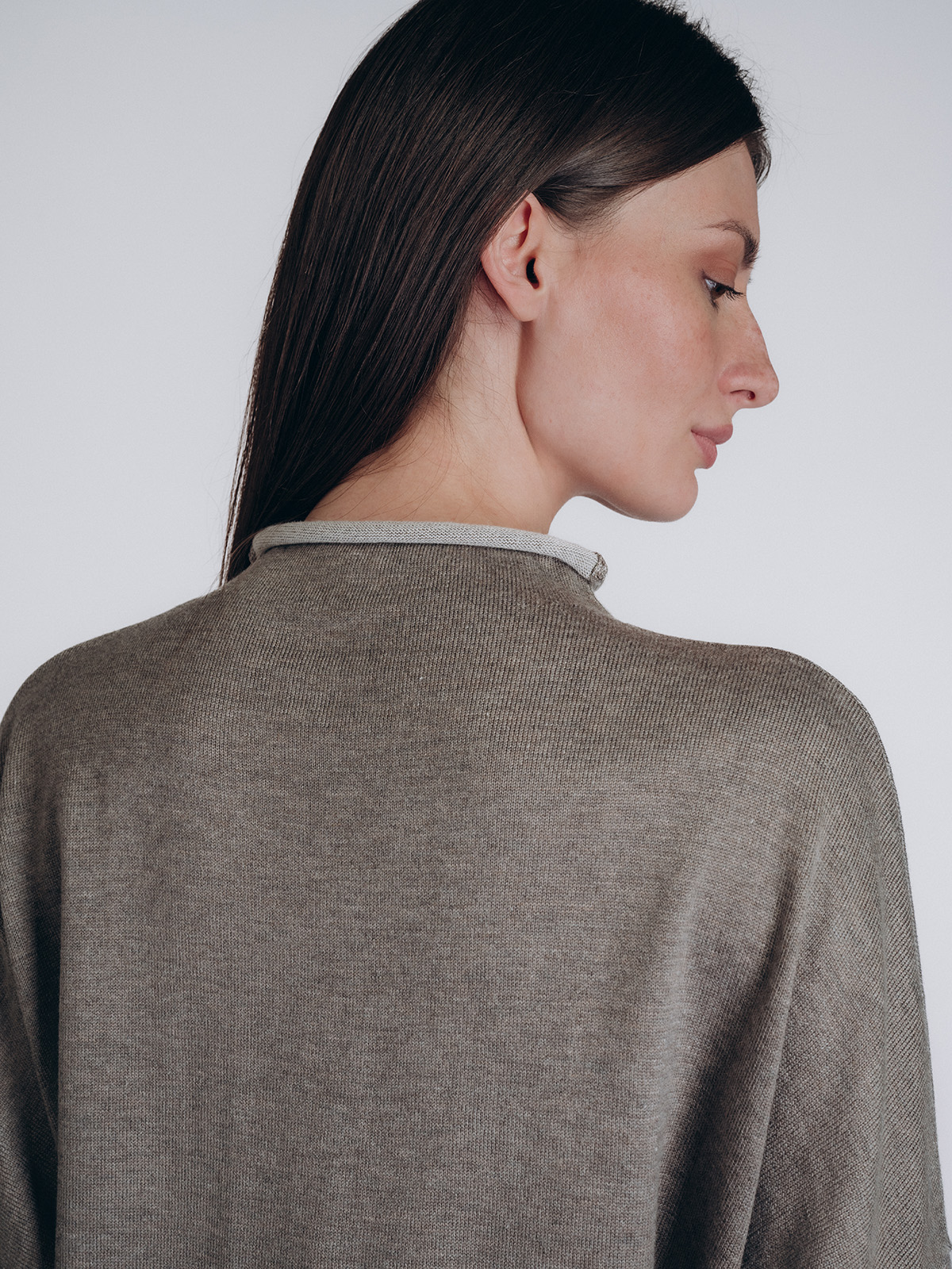 Женская кофта цвета хаки (Арт. 5214TCC)