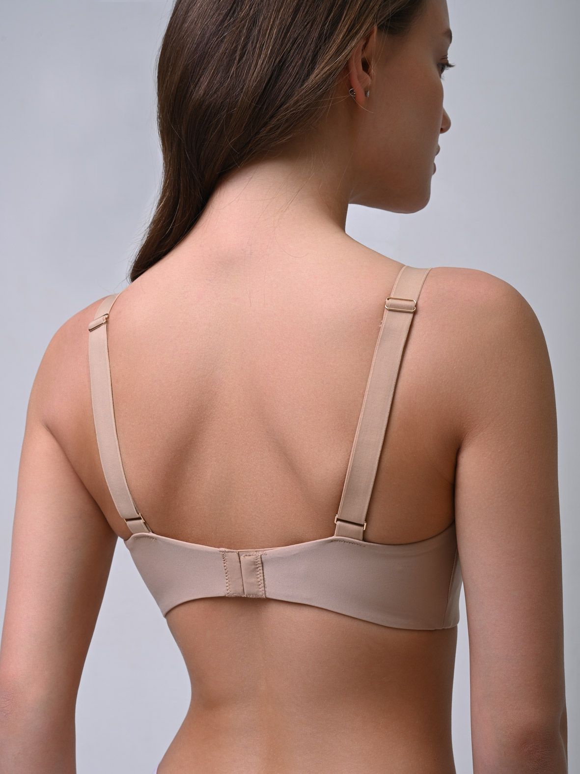 Бежевый Бюстгальтер Indefini с мягкими косточками (Арт. 4055WXY)