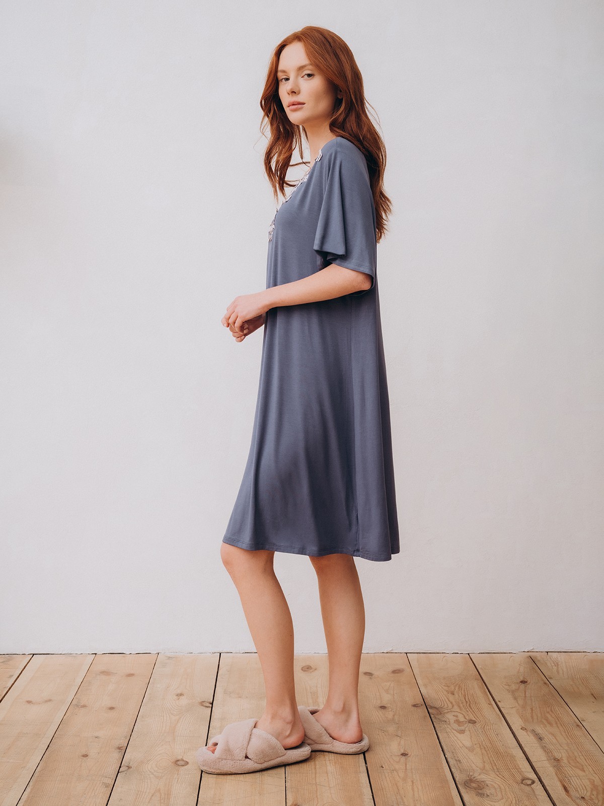 Женская сорочка Indefini (Арт. 5041SDX)