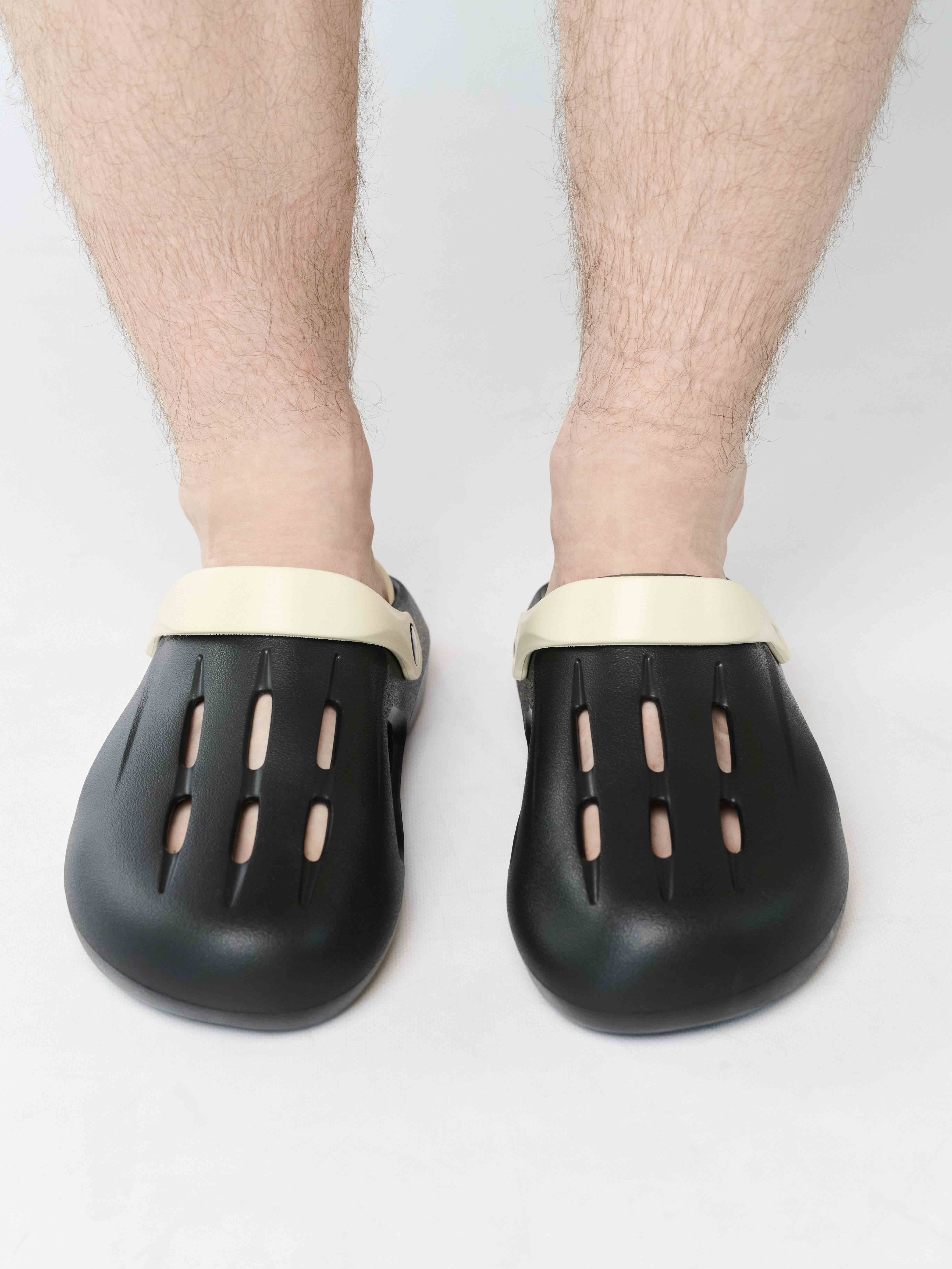 Сланцы мужские из ЭВА, черно-бежевые (Арт. 5096SST)