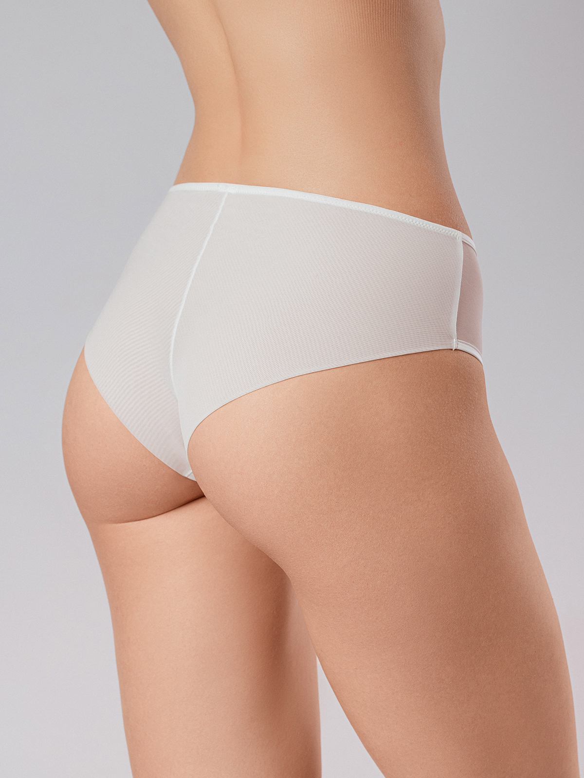 Комплект нижнего белья персиковый с белым кружевом (Арт. 5001WXY-K)