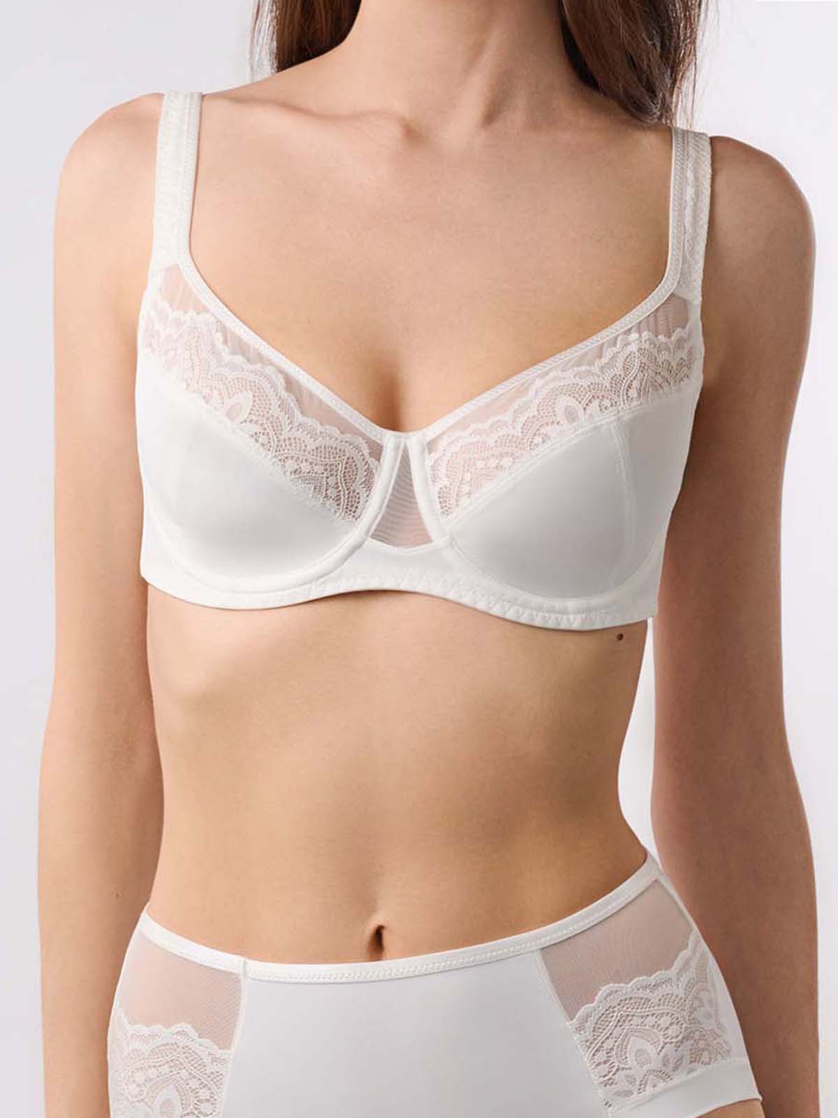 Бюстгальтер Indefini белый на косточках
