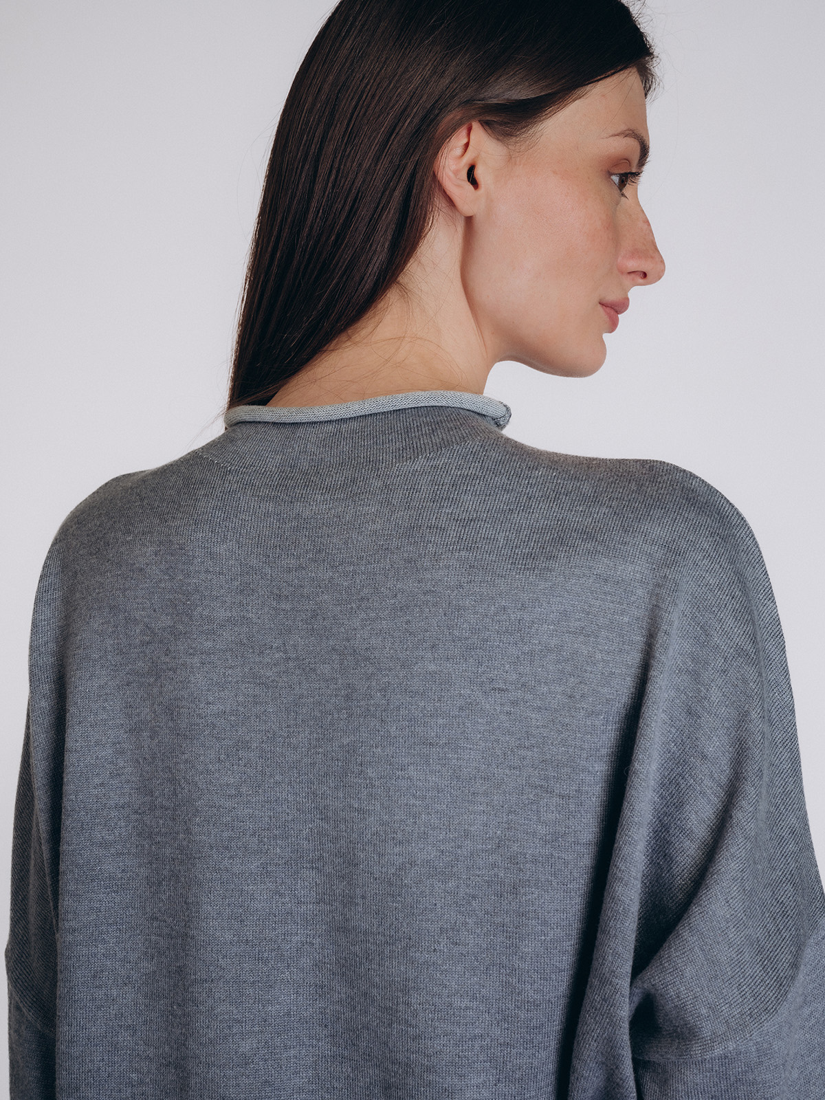 Женская кофта тёмно-серого цвета (Арт. 5215TCC)