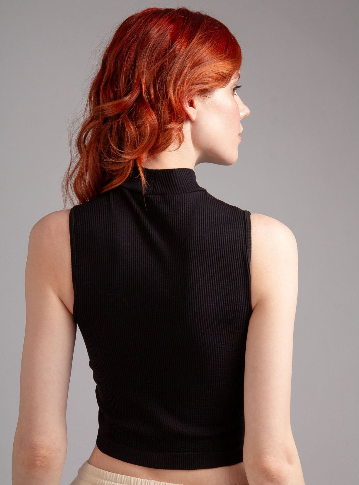 Женский топ с горлом Indefini (Арт. 3203TDJ)