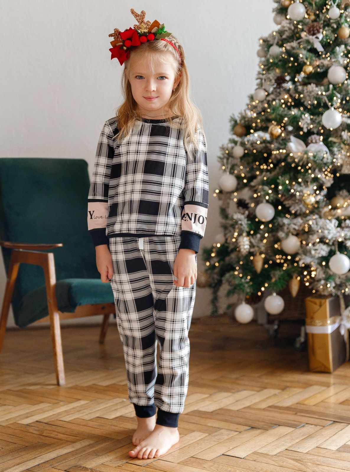 Детская пижама для девочек Indefini (Арт. 3278GTC)