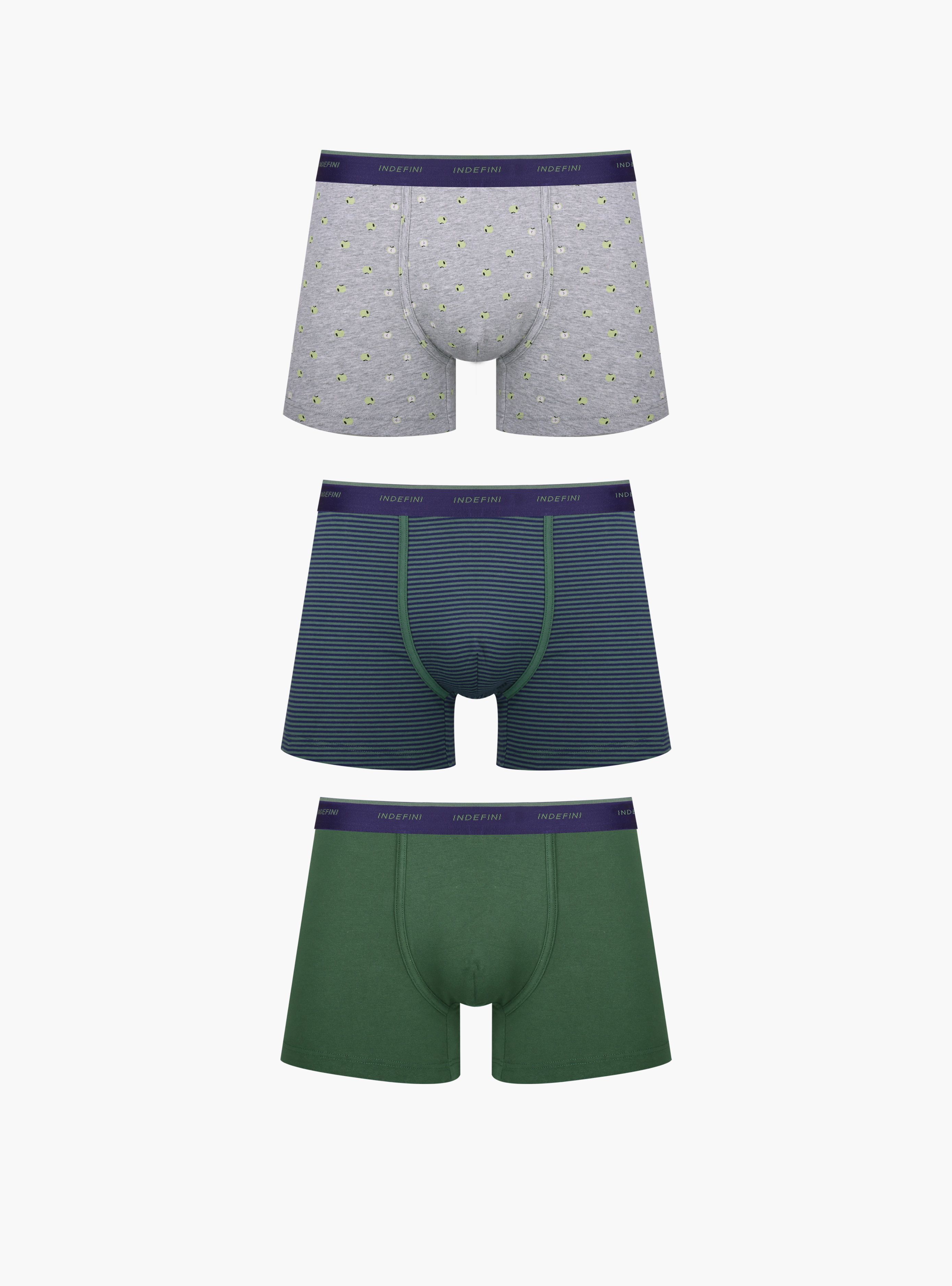 Набор мужских трусов боксеров Indefini (Арт. 5002MUGZ3)