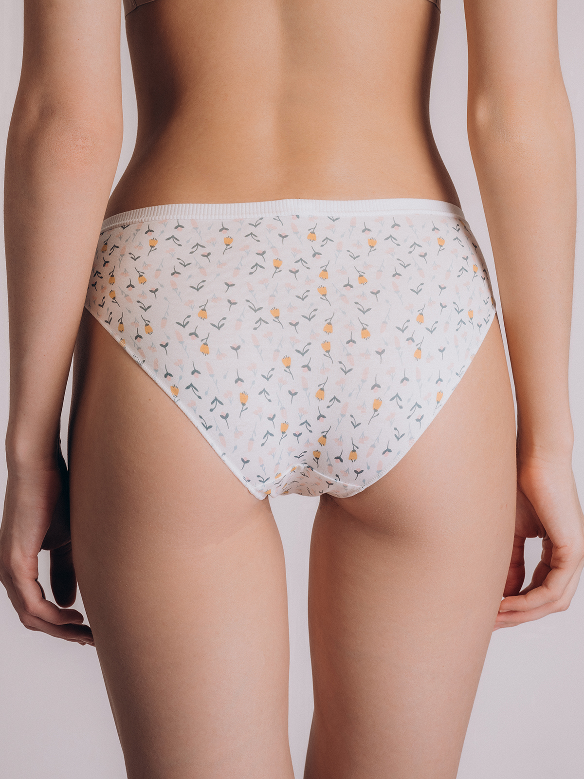 Женские трусы слипы с цветочным узором (Арт. 3344LUS)