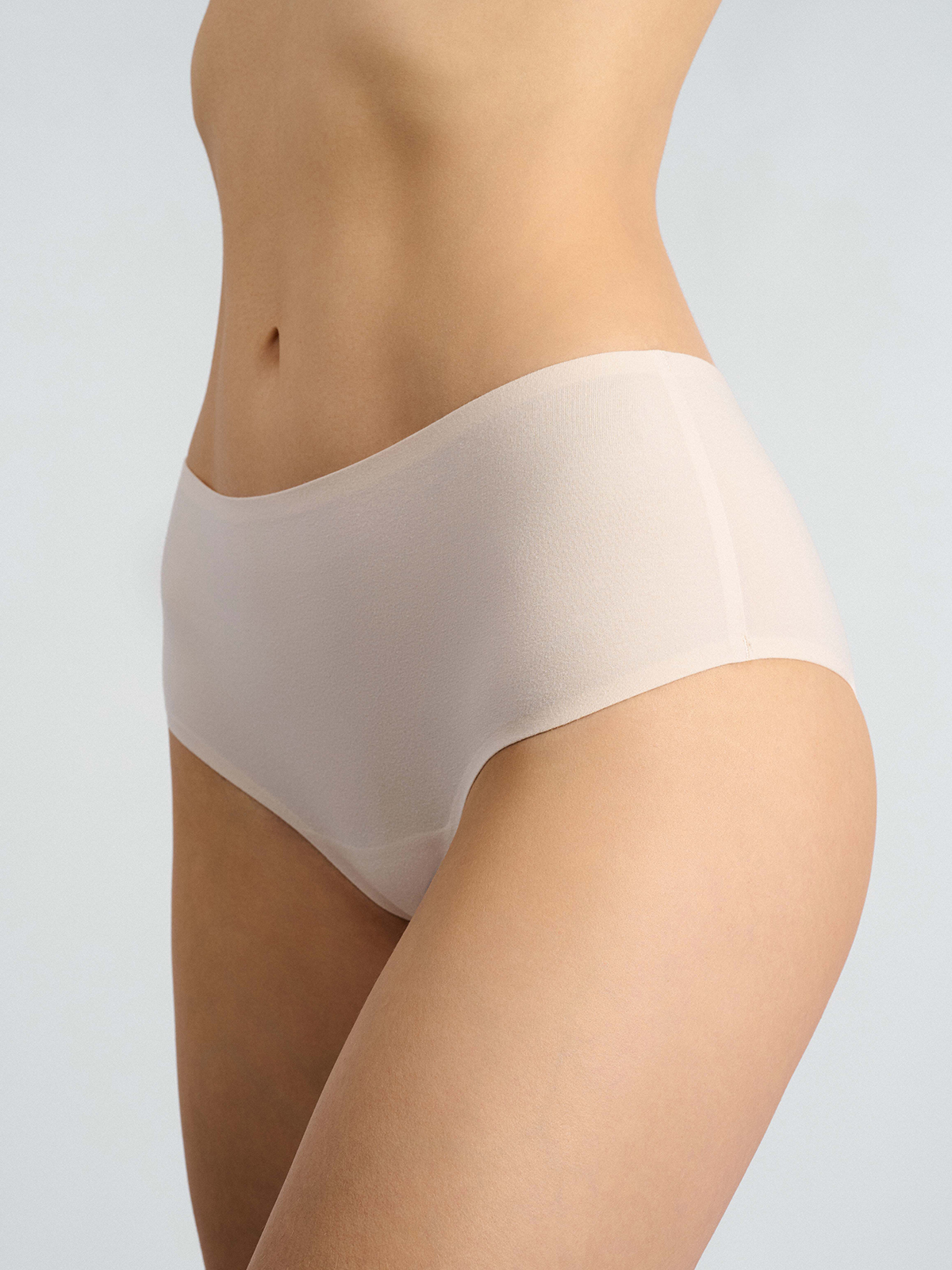 Женские бесшовные трусы Бразильяна молочного цвета (Арт. 5096WUV)
