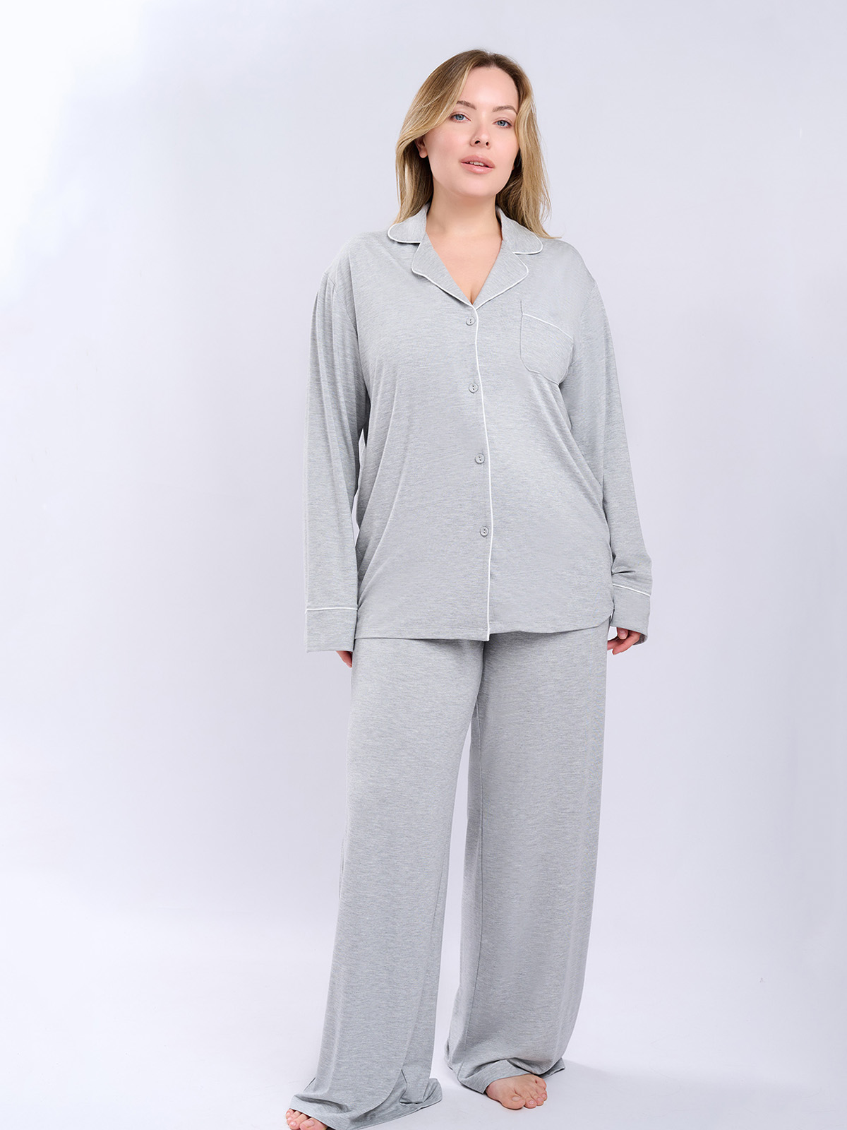 Женская пижама серая (Арт. 5135TCCA)