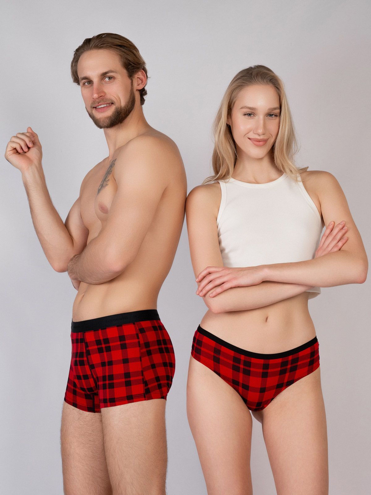 Мужские трусы боксеры Indefini (Арт.4028MUF)