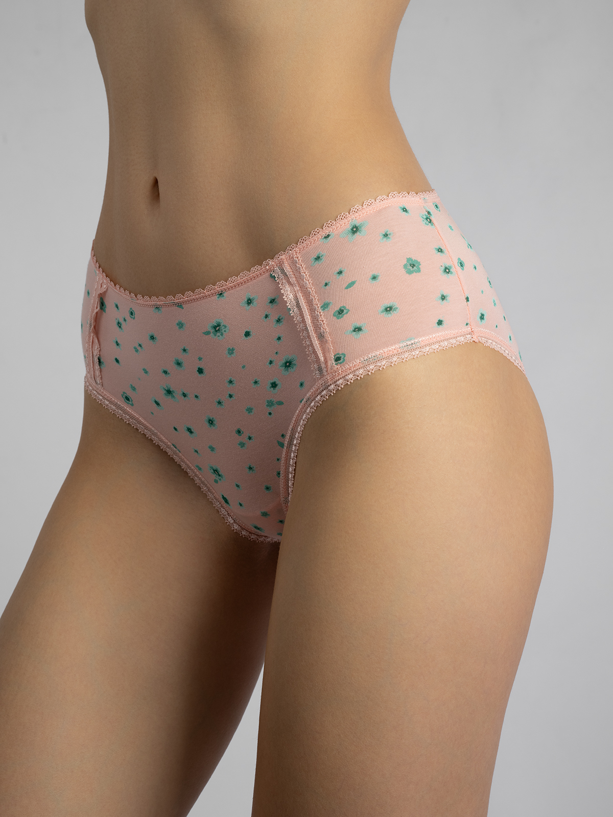 Женские розовые трусы Indefini (Арт. 4189LUF)