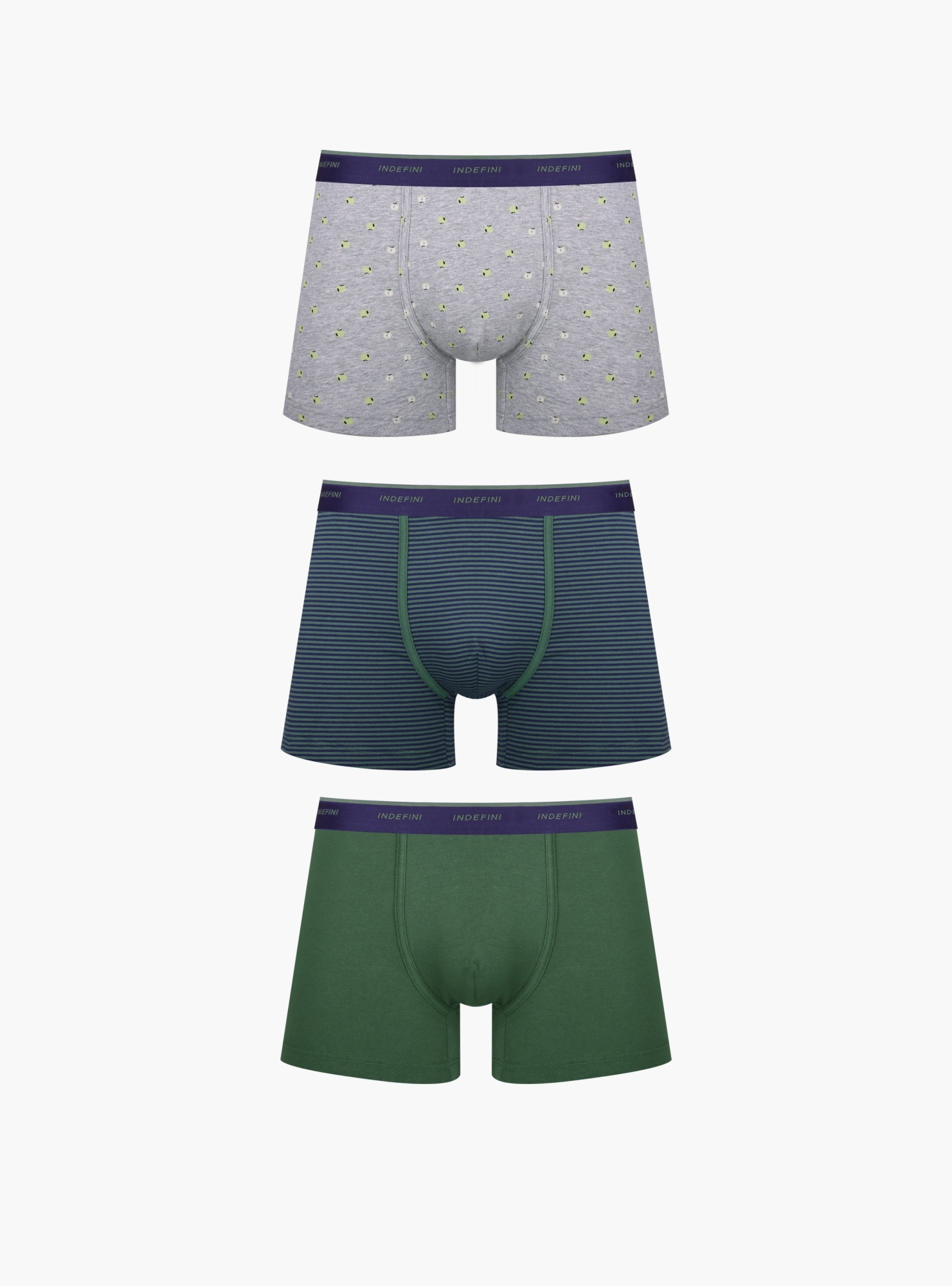 Набор мужских трусов боксеров Indefini (Арт. 5002MUGZ3)